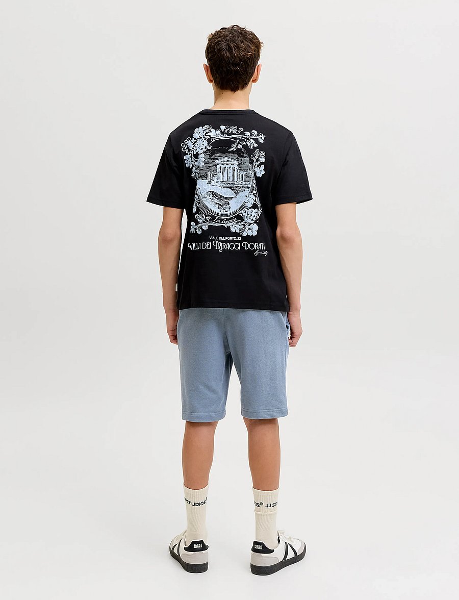 Jack & Jones - JPSTGORDON ARCHIVE SWEAT SHORTS MID JNR - lühikesed dressipüksid - blue mirage - 3