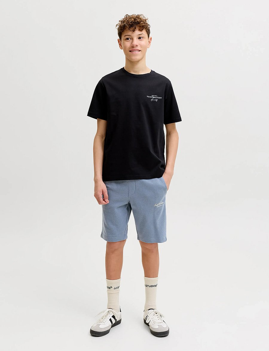 Jack & Jones - JPSTGORDON ARCHIVE SWEAT SHORTS MID JNR - lühikesed dressipüksid - blue mirage - 4