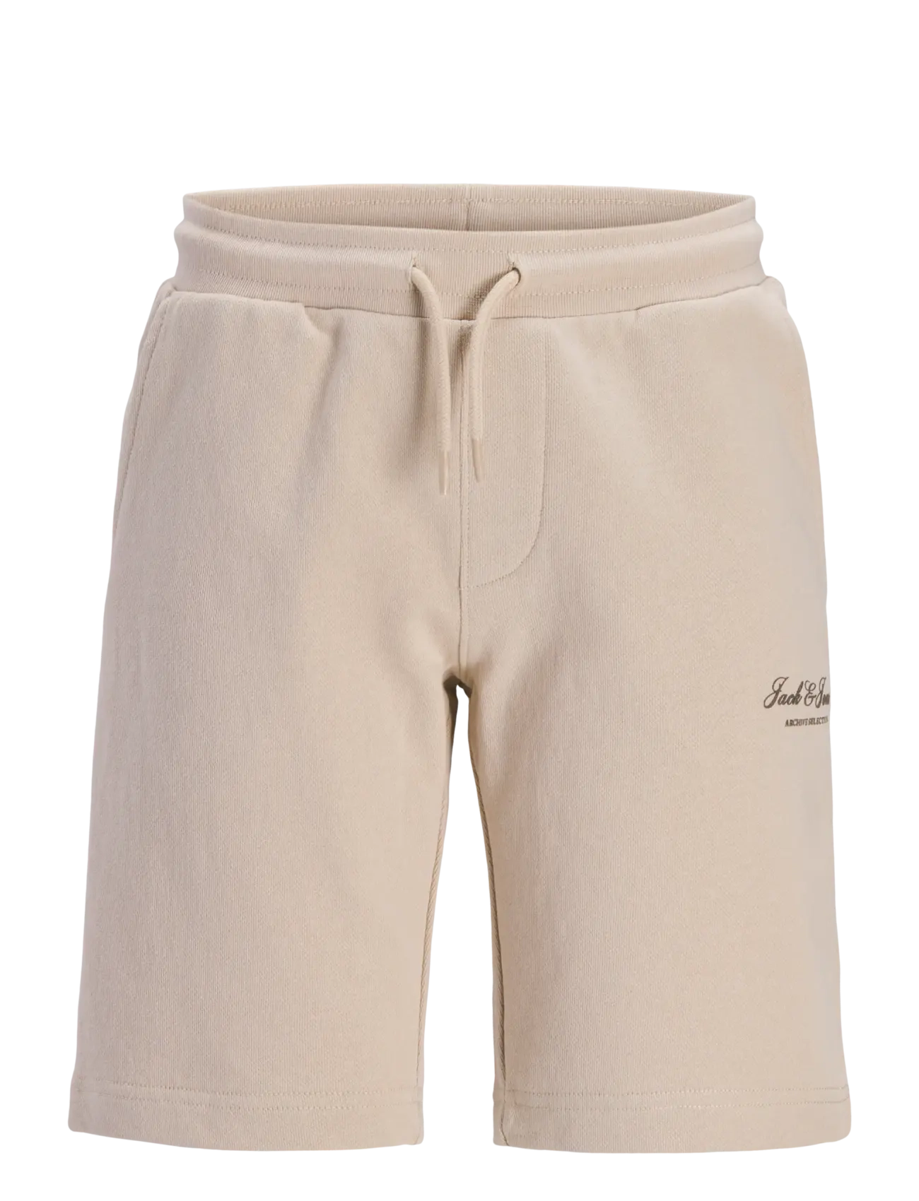 Jack & Jones JPSTGORDON ARCHIVE SWEAT SHORTS MID JNR - Underdele - MOONBEAM / beige