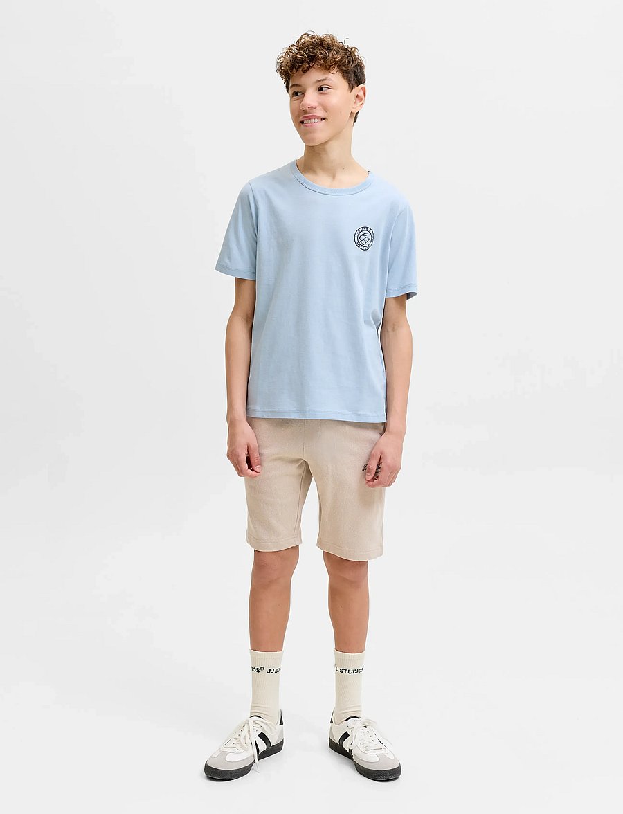 Jack & Jones - JPSTGORDON ARCHIVE SWEAT SHORTS MID JNR - sweatshorts - moonbeam - 4