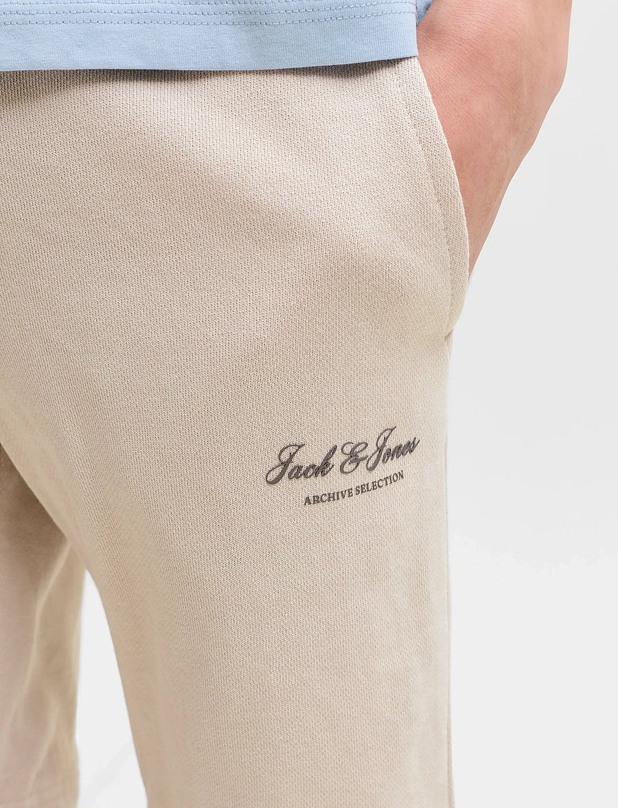 Jack & Jones - JPSTGORDON ARCHIVE SWEAT SHORTS MID JNR - sweatshorts - moonbeam - 5