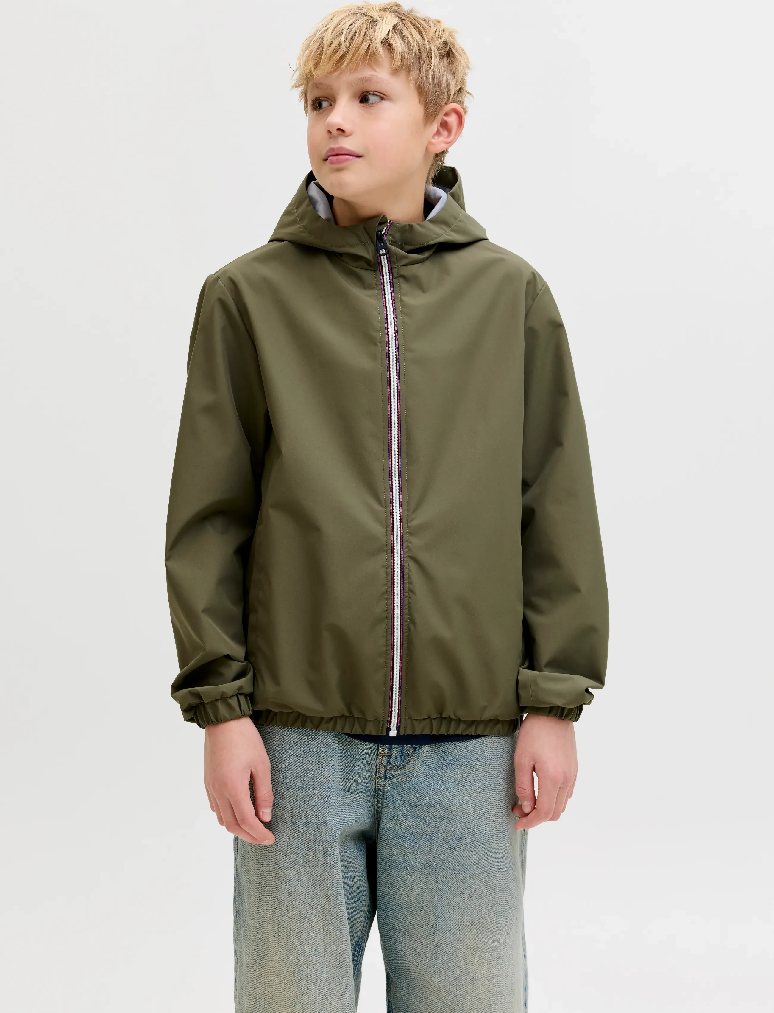 Jack & Jones Jjjake Light Jacket Jnr, 140, Jackets Coats, Grün - Jackets, Kinder