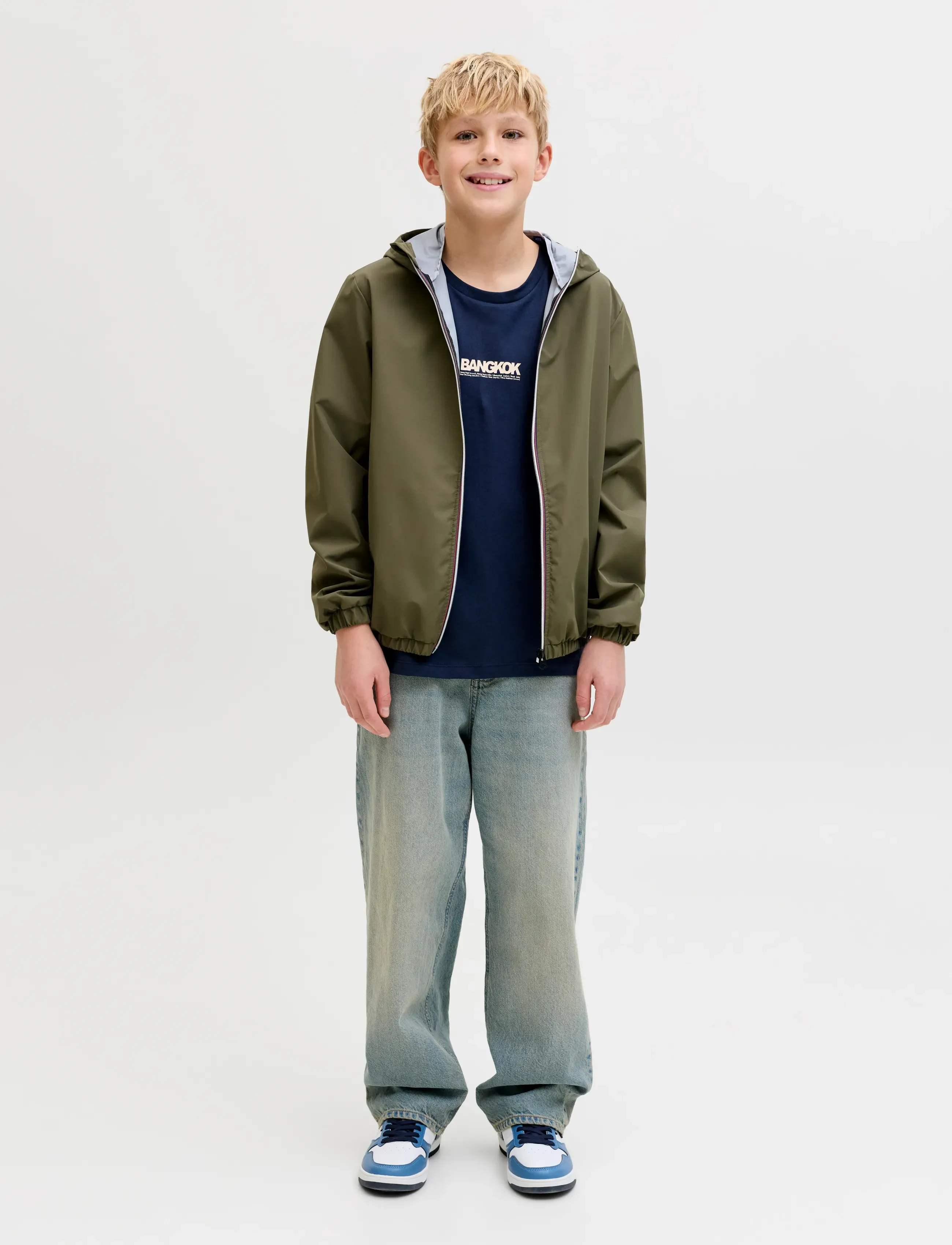 Jack & Jones - JJJAKE LIGHT JACKET JNR - leichte jacken - dusty olive - 4