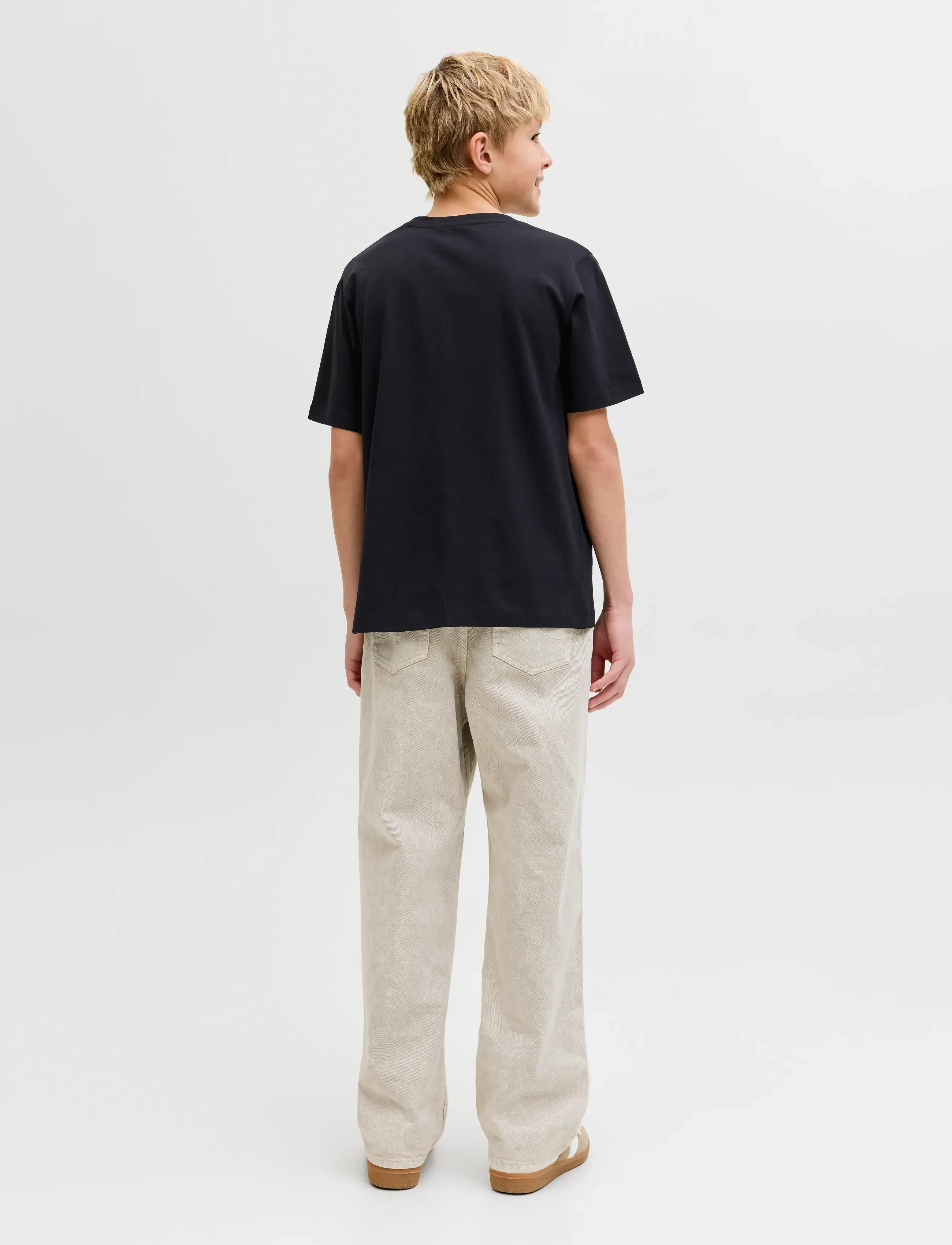 Jack & Jones - JJEJEFF LOGO TEE SS SN JNR - kurzärmelige - black - 2