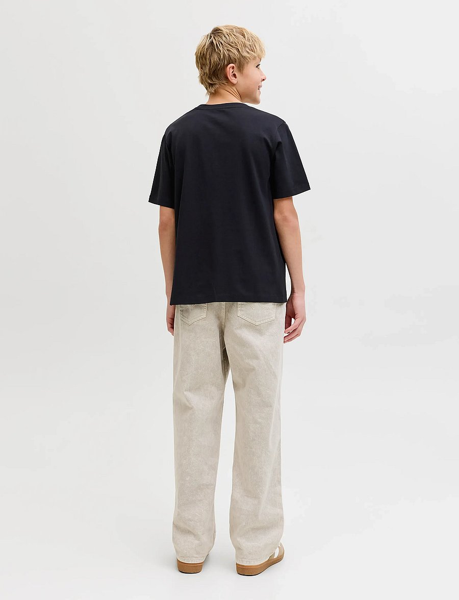 Jack & Jones - JJEJEFF LOGO TEE SS SN JNR - kurzärmelige - black - 2