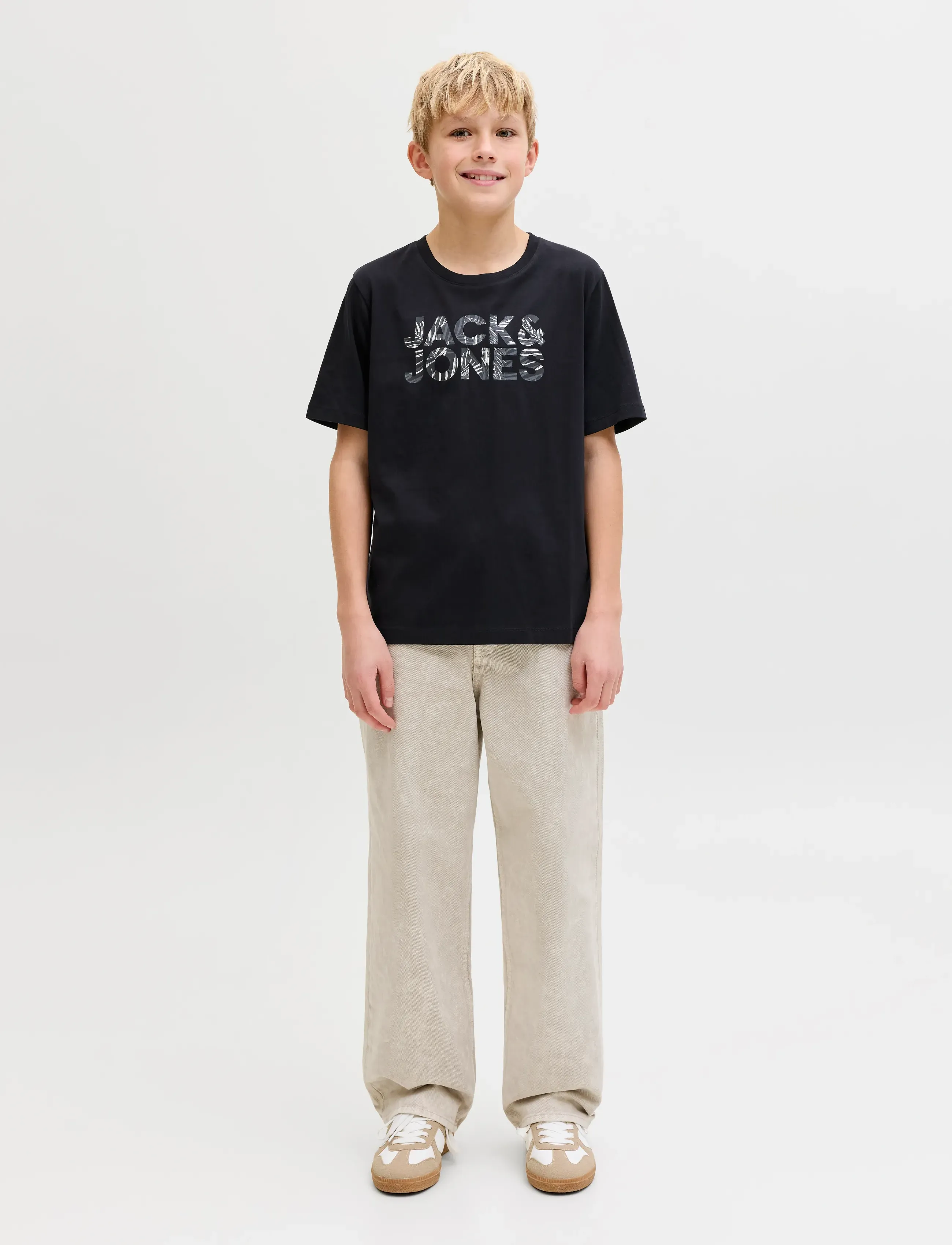 Jack & Jones - JJEJEFF LOGO TEE SS SN JNR - kurzärmelige - black - 3