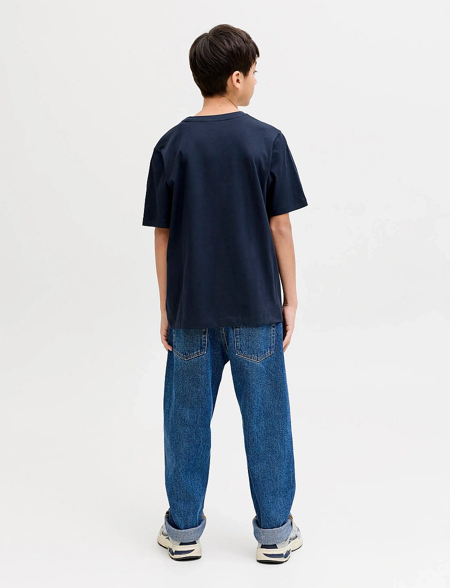 Jack & Jones - JJEJEFF LOGO TEE SS SN JNR - kurzärmelige - sky captain - 2