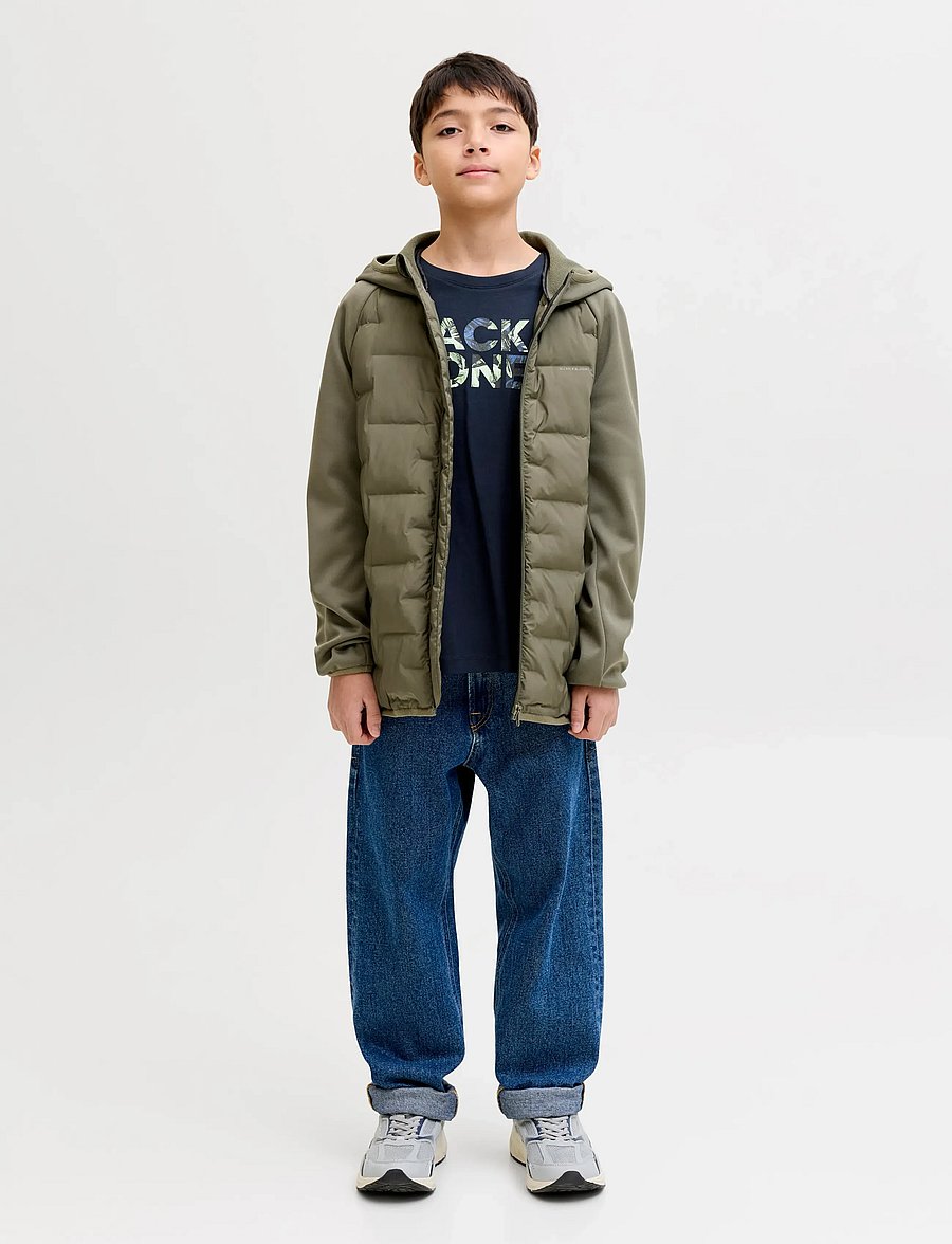 Jack & Jones - JJEJEFF LOGO TEE SS SN JNR - kurzärmelige - sky captain - 3