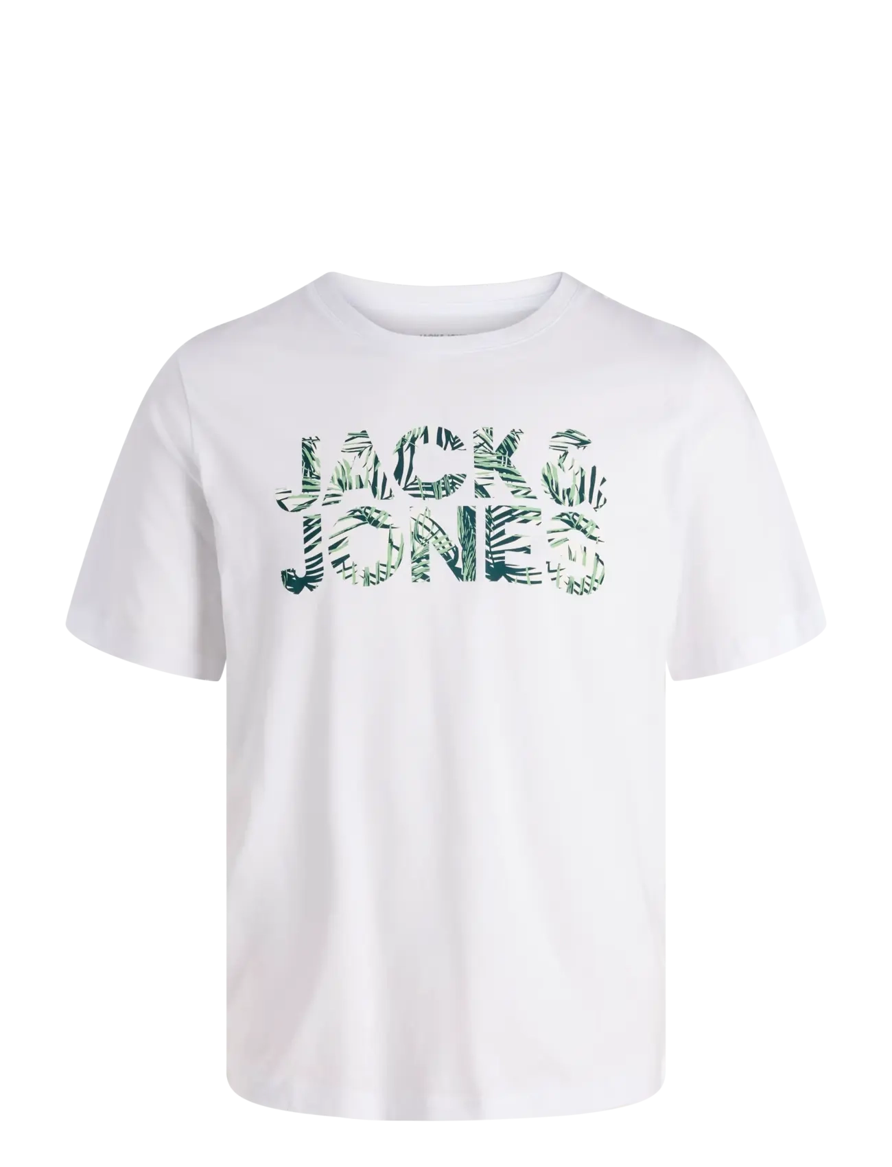 Jack & Jones JJEJEFF LOGO TEE SS SN JNR - Barn 2-8 år - WHITE / white
