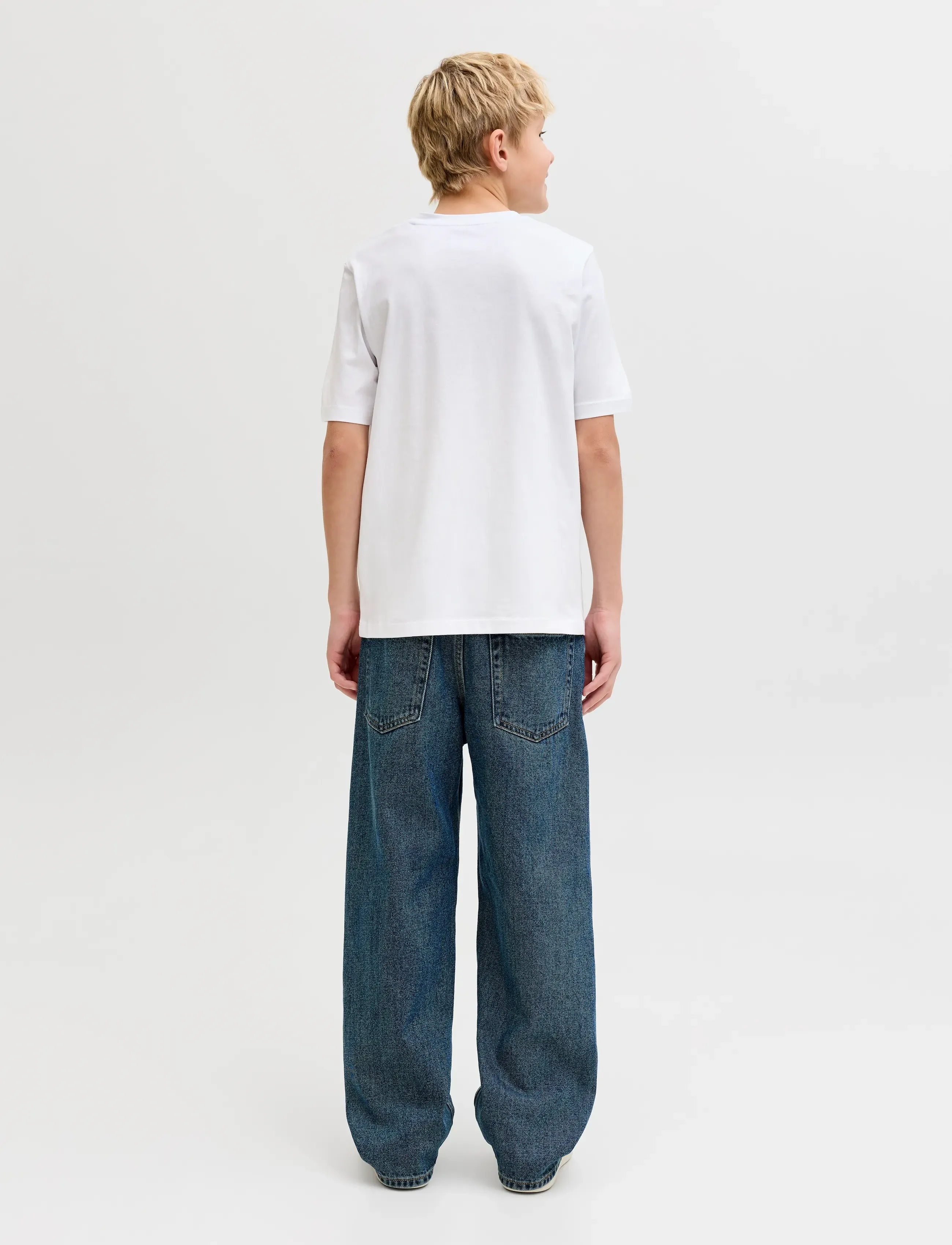 Jack & Jones - JJEJEFF LOGO TEE SS SN JNR - kurzärmelige - white - 2