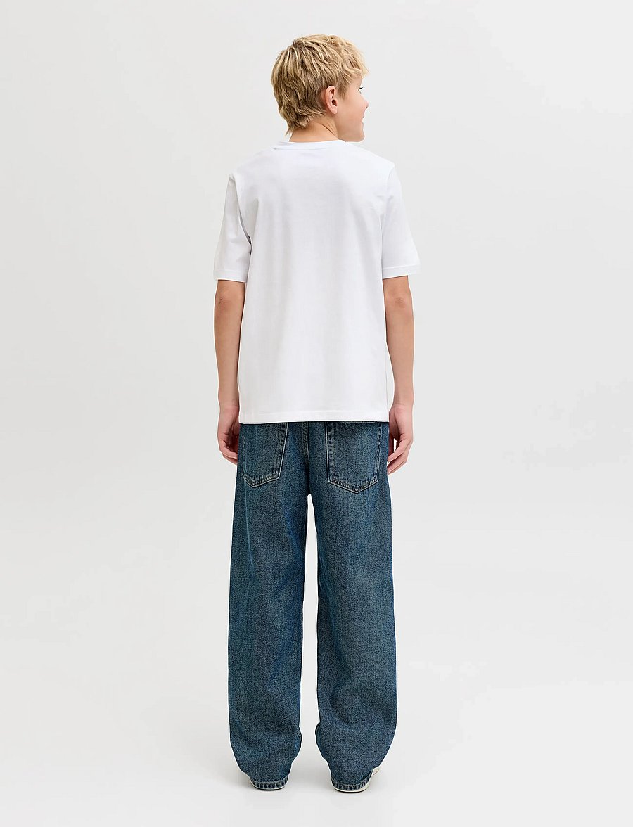 Jack & Jones - JJEJEFF LOGO TEE SS SN JNR - kurzärmelige - white - 2