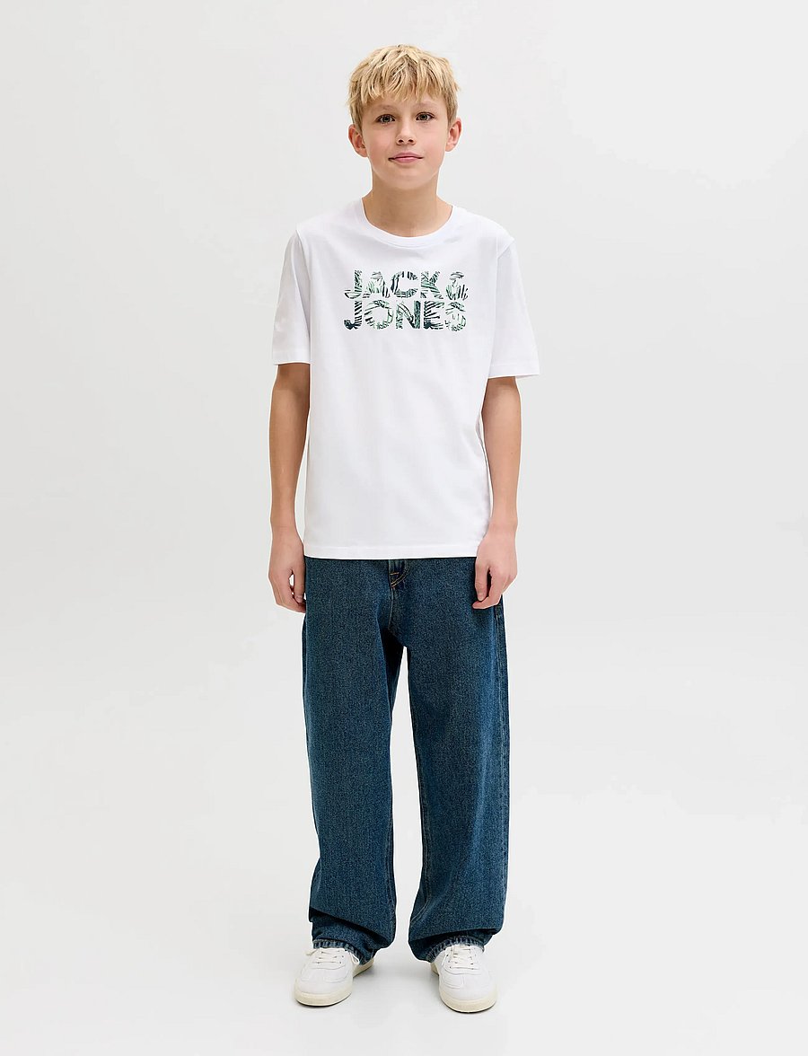 Jack & Jones - JJEJEFF LOGO TEE SS SN JNR - kurzärmelige - white - 3