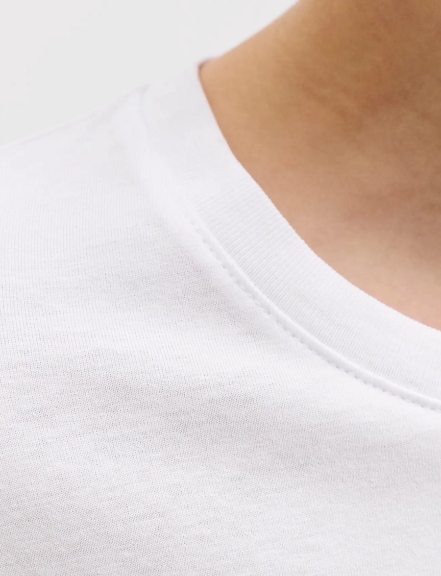 Jack & Jones - JJEJEFF LOGO TEE SS SN JNR - kurzärmelige - white - 4