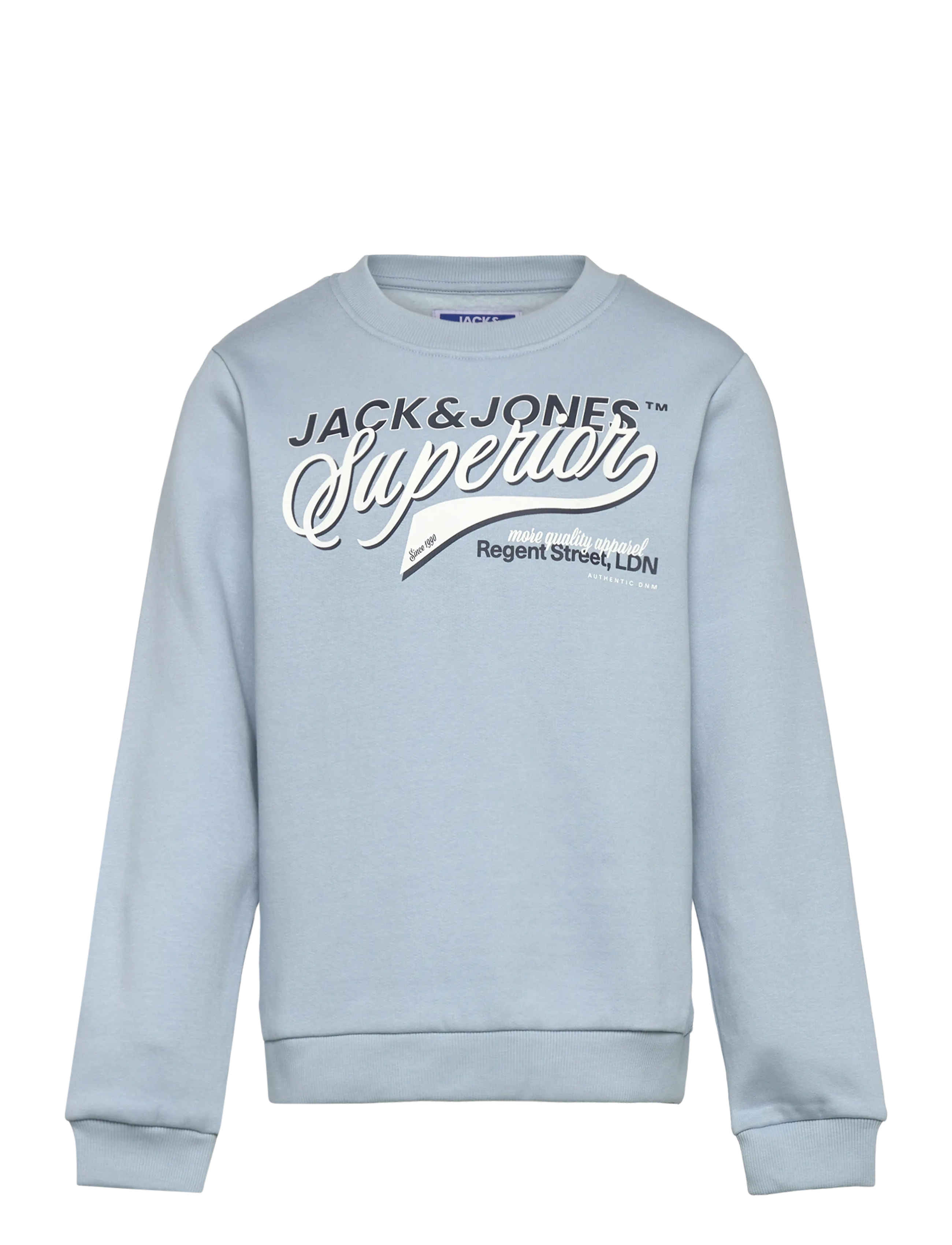 Jack & Jones JJELOGO SWEAT CREW NECK 2COL SS26 SN MNI - Kleidung - CELESTIAL BLUE / blue
