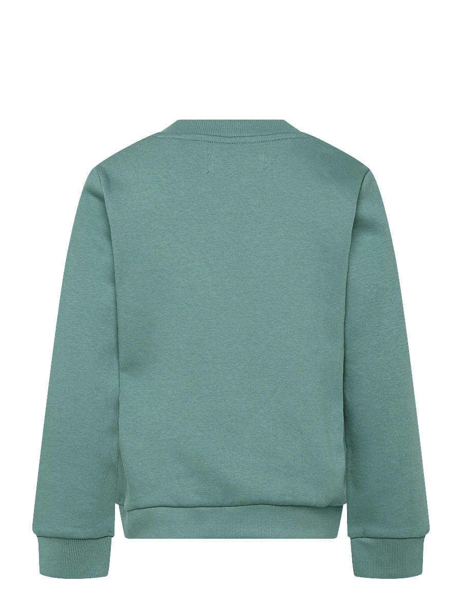Jack & Jones - JJELOGO SWEAT CREW NECK 2COL SS26 SN MNI - sweatshirts - mineral blue - 1