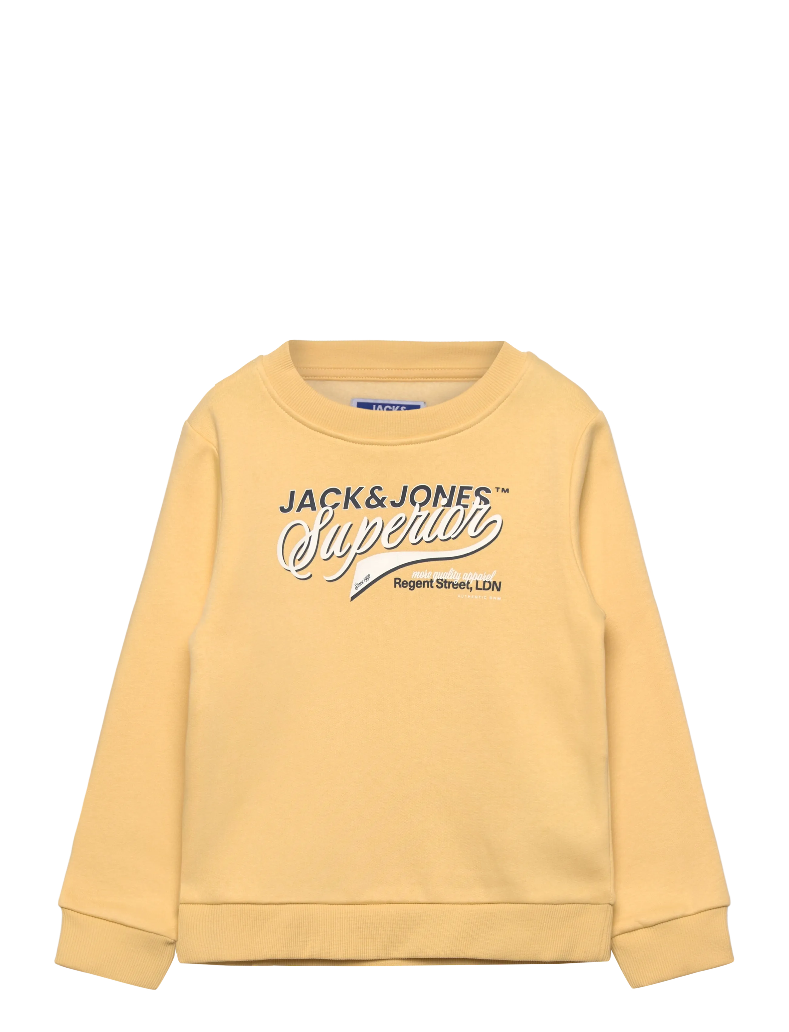 Jack & Jones JJELOGO SWEAT CREW NECK 2COL SS26 SN MNI - Kleidung - SUNLIGHT / yellow