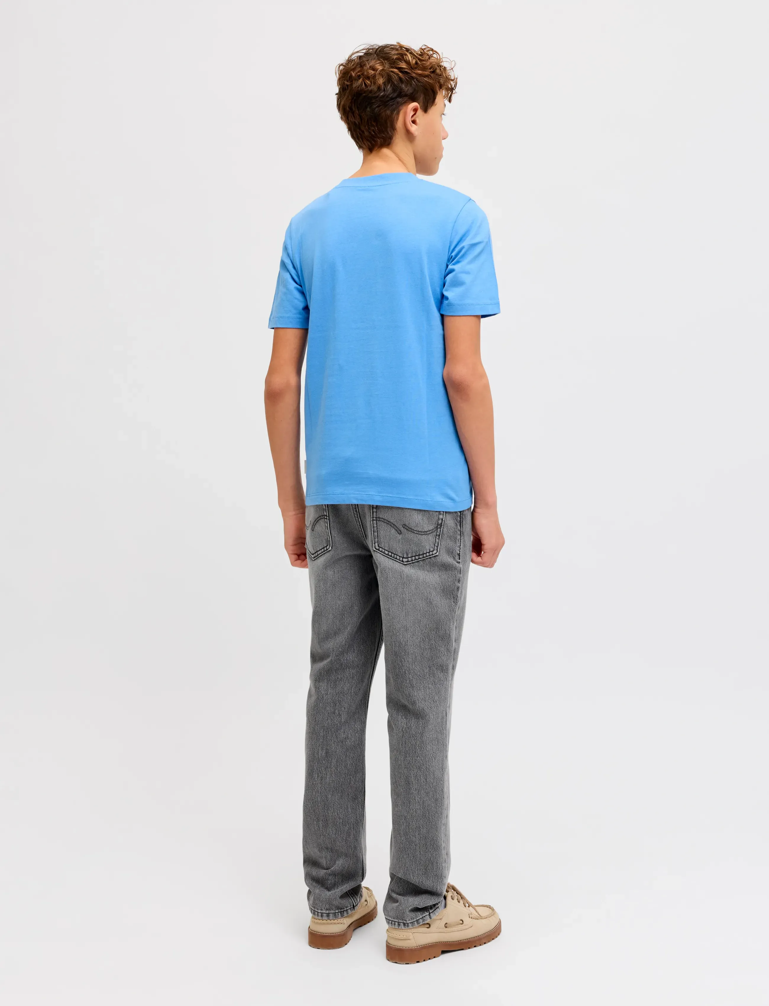 Jack & Jones - JJICLARK JJORIGINAL AKM 011 JNR - regular jeans - grey denim - 3