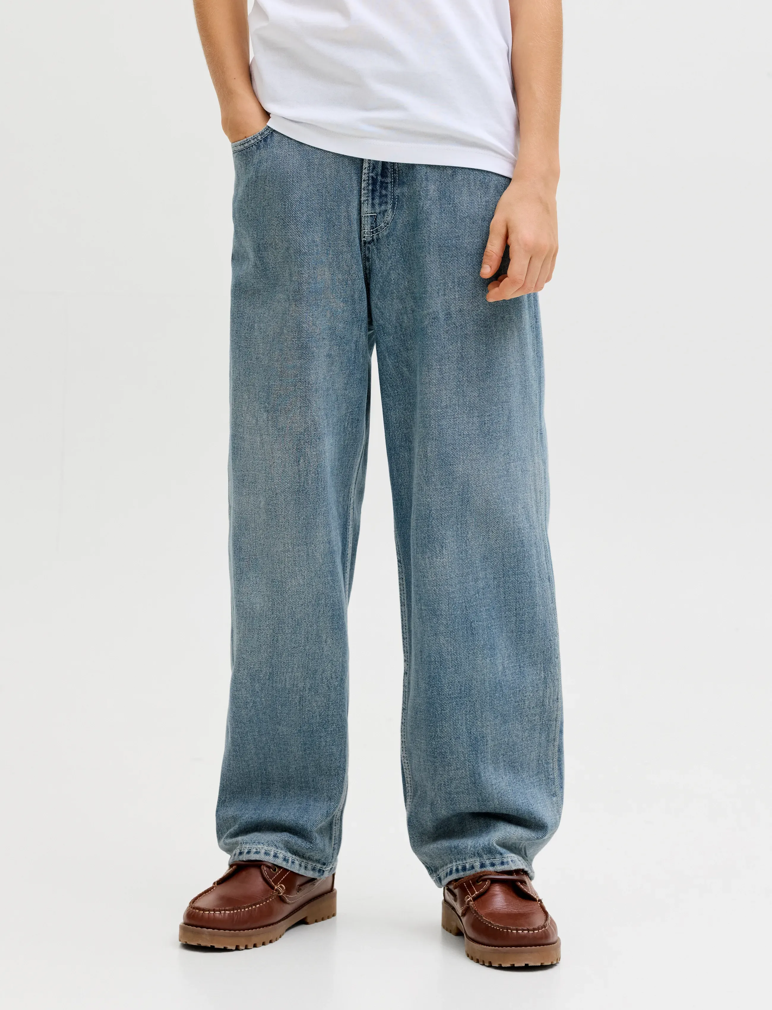 Jack & Jones JJIALEX JJORIGINAL AKM 308 SN JNR - Hosen - BLUE DENIM / blue