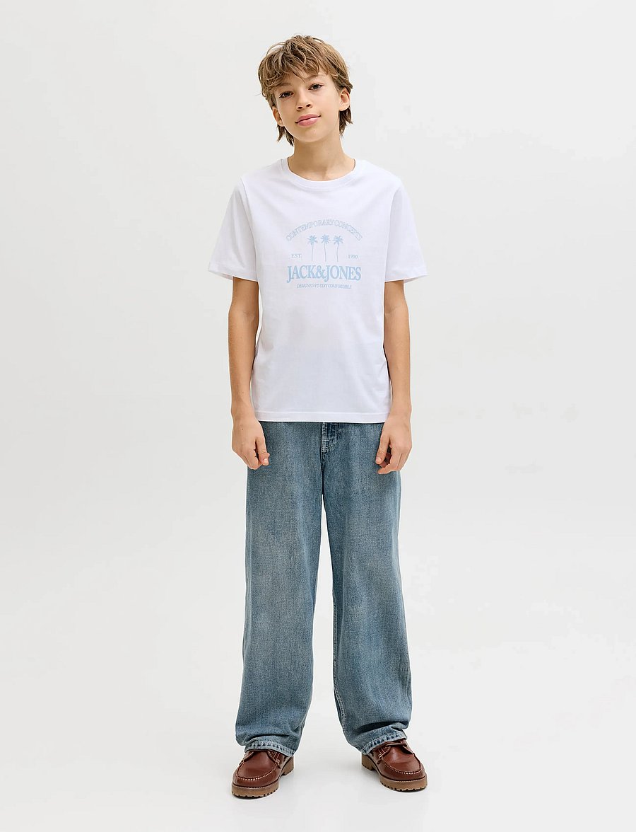 Jack & Jones - JJIALEX JJORIGINAL AKM 308 SN JNR - loose jeans - blue denim - 4
