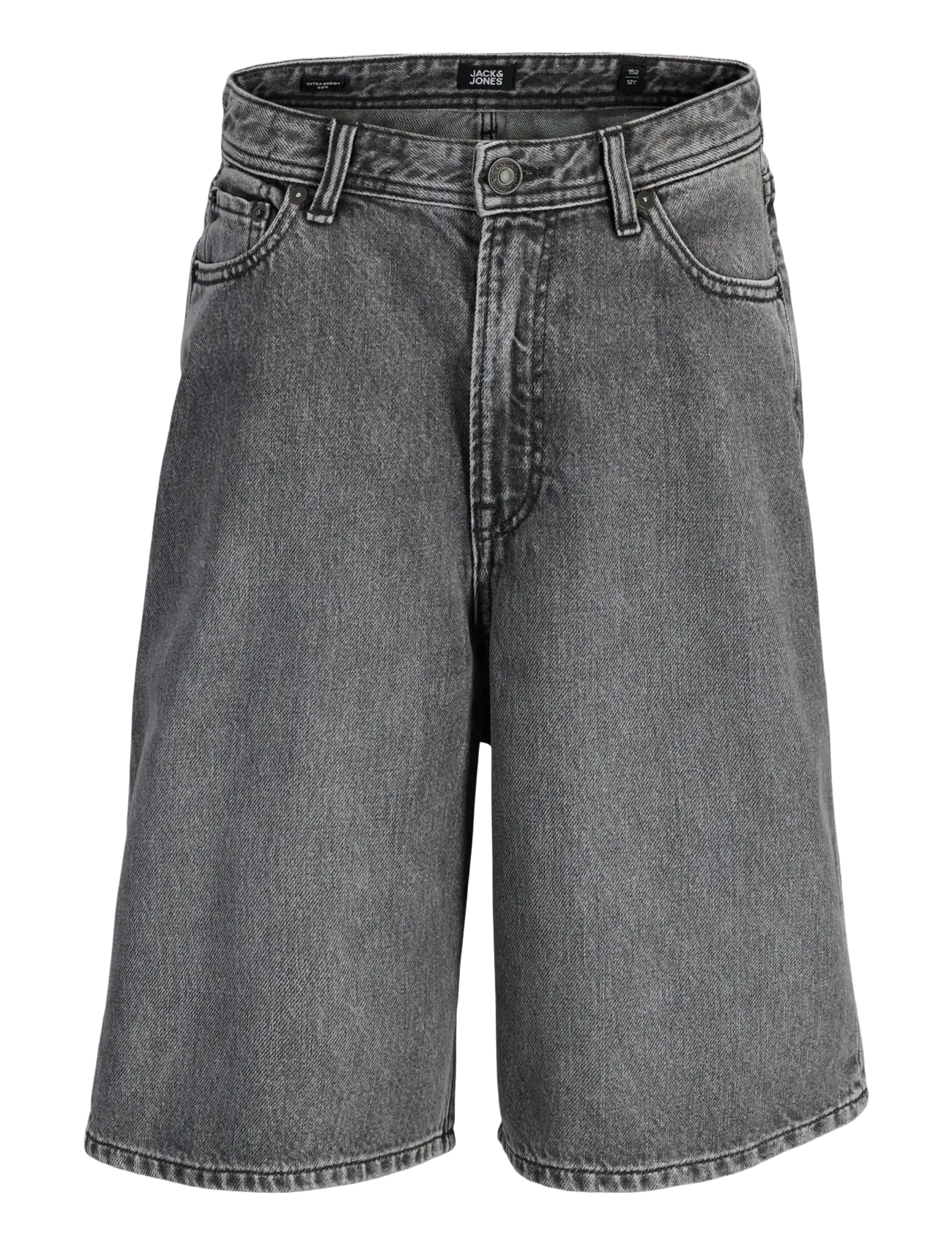 Jack & Jones JJIRON JJORIGINAL SHORTS AKM 011 SN JNR - Jack & Jones - BLACK DENIM / grey
