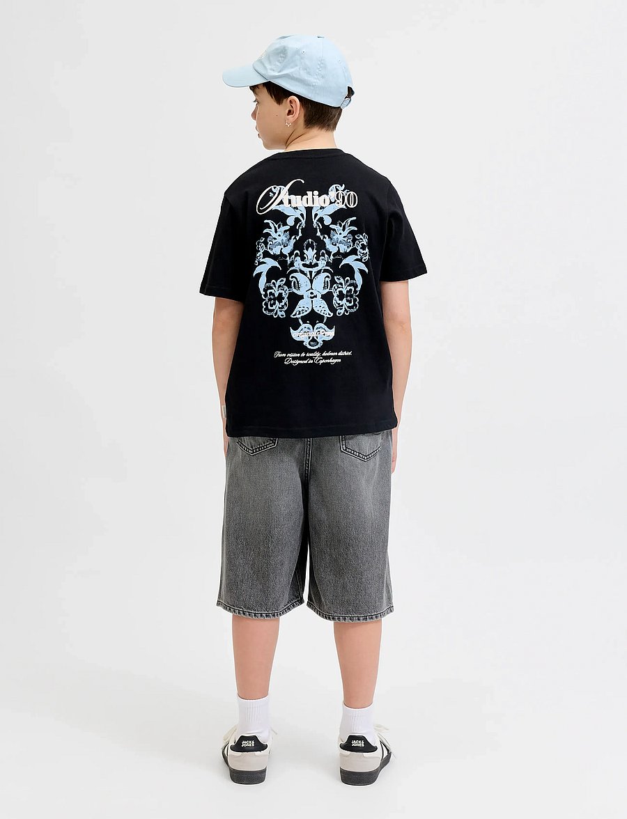 Jack & Jones - JJIRON JJORIGINAL SHORTS AKM 011 SN JNR - denimshorts - black denim - 3