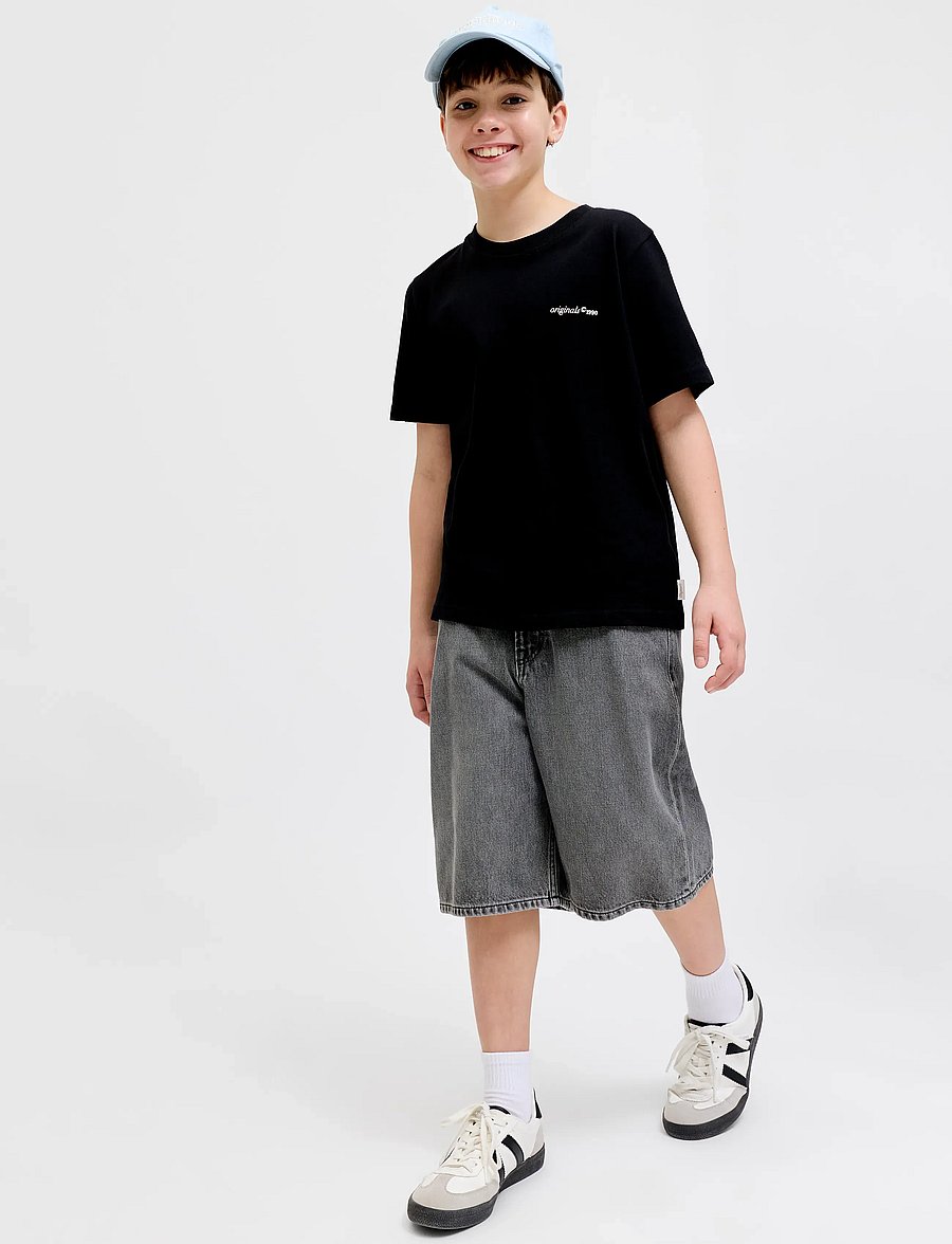 Jack & Jones - JJIRON JJORIGINAL SHORTS AKM 011 SN JNR - jeansshorts - black denim - 5