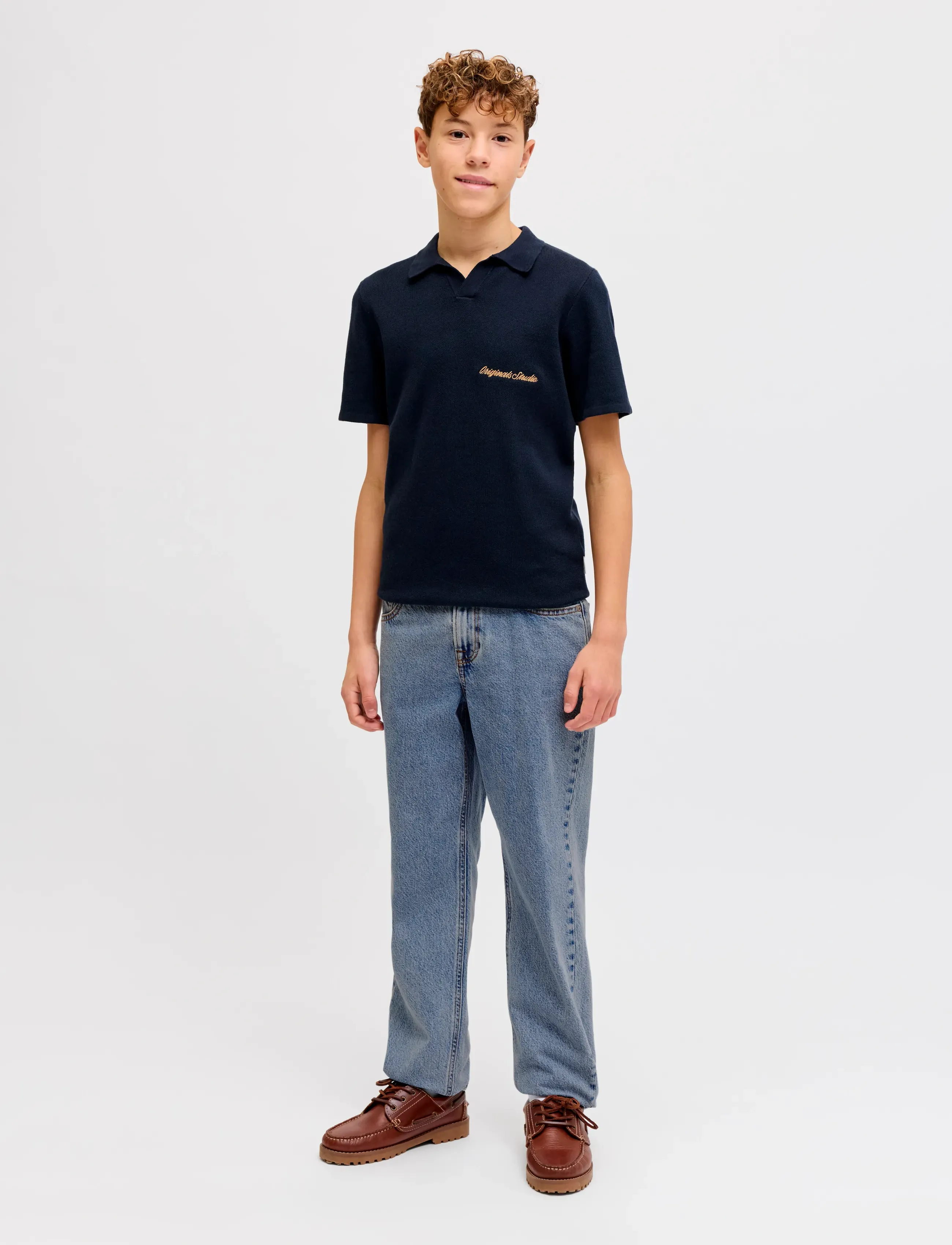 Jack & Jones - JJICLARK JJORIGINAL SQ 348 NOOS JNR - regular jeans - blue denim - 4