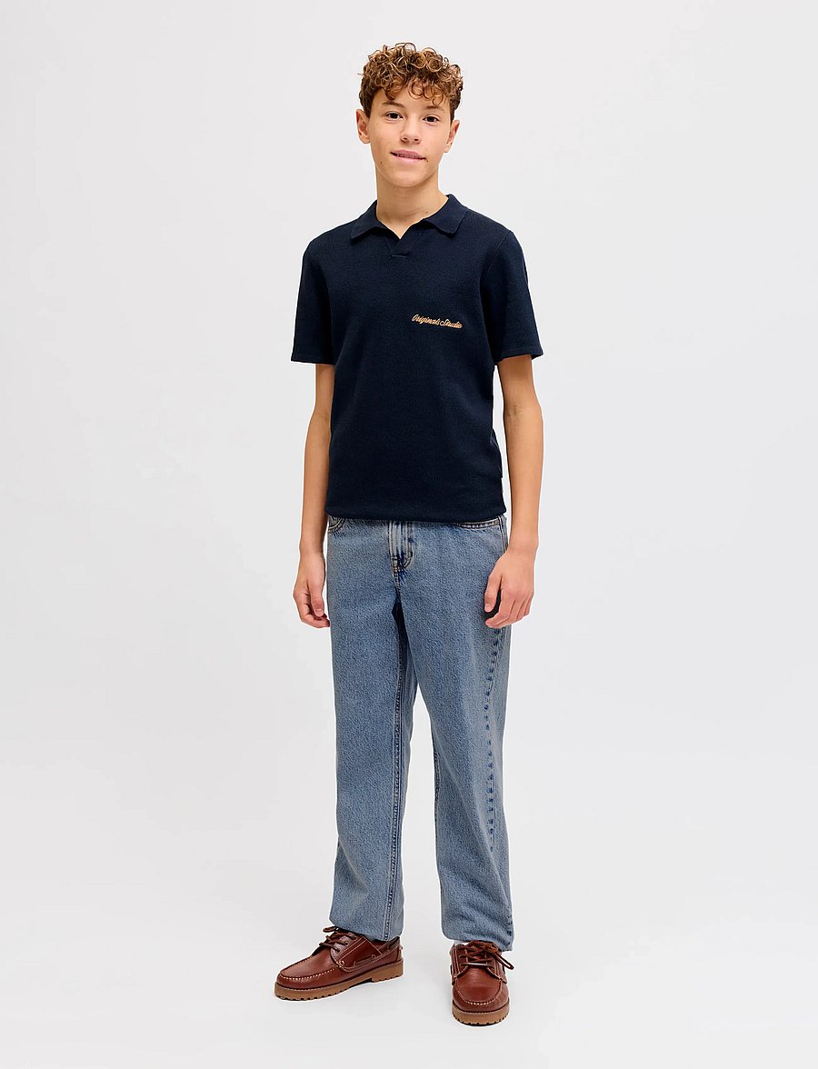 Jack & Jones - JJICLARK JJORIGINAL SQ 348 NOOS JNR - regular jeans - blue denim - 4