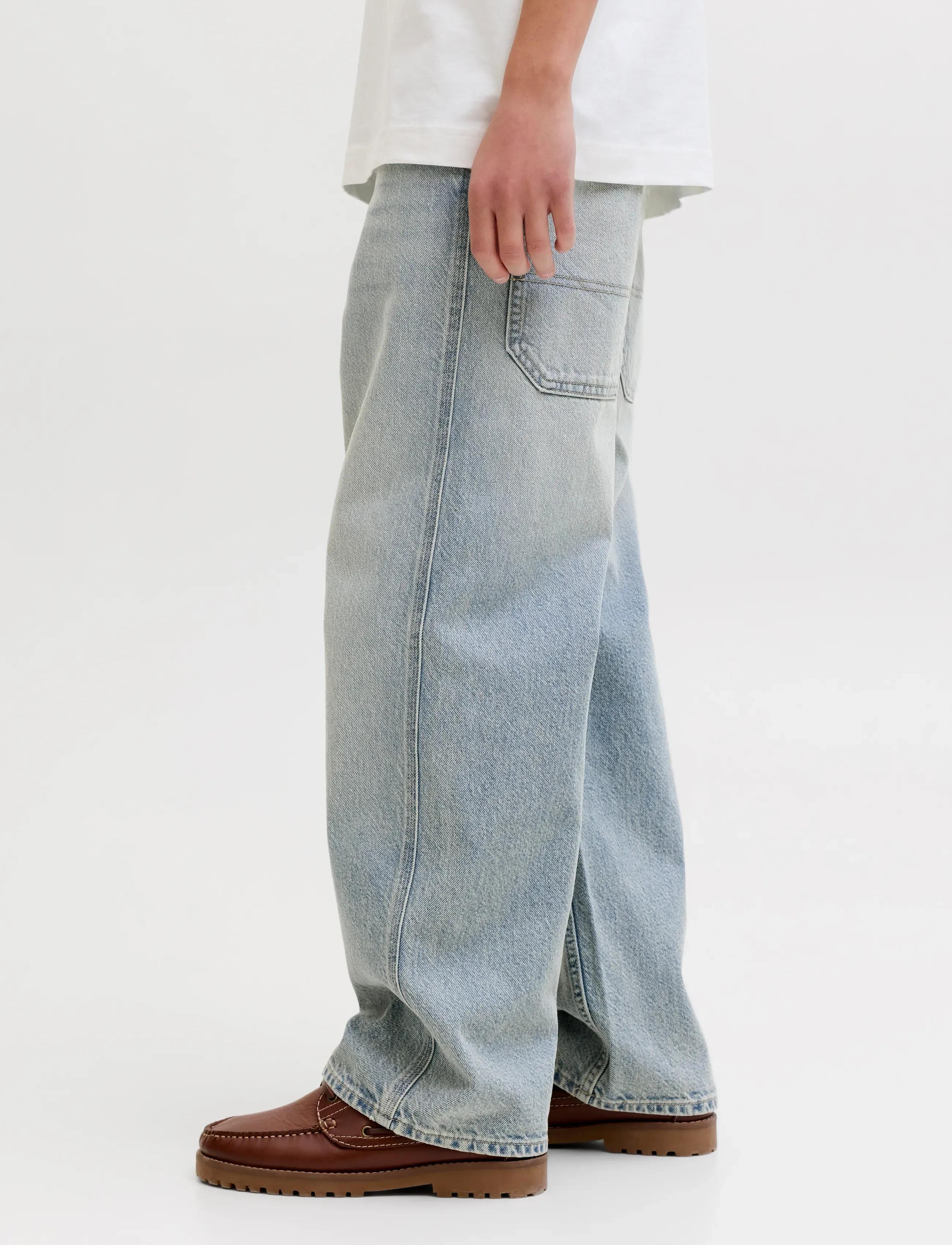 Jack & Jones - JJIALEX JJNORREBRO SQ 150 SN JNR - loose jeans - blue denim - 5