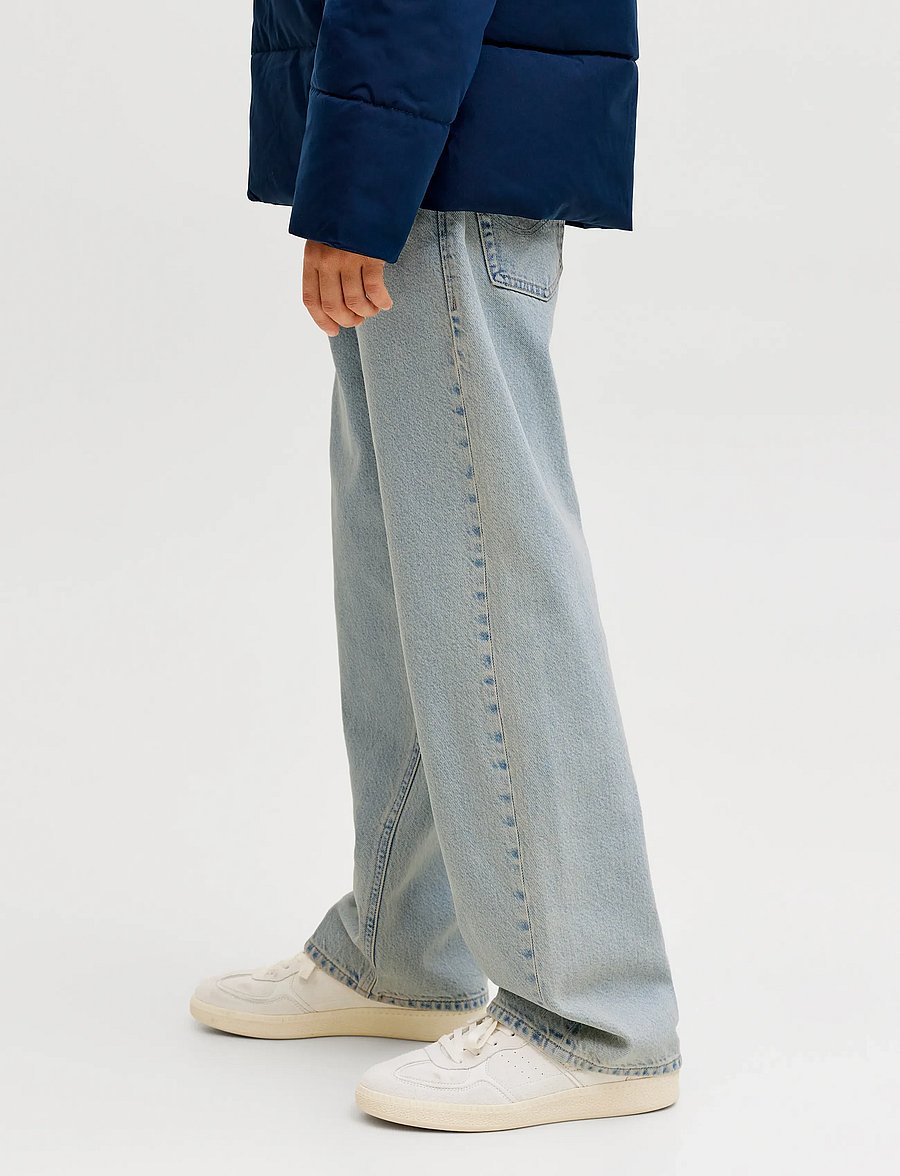Jack & Jones - JJIALEX JJORIGINAL SQ 205 SN JNR - loose jeans - blue denim - 5