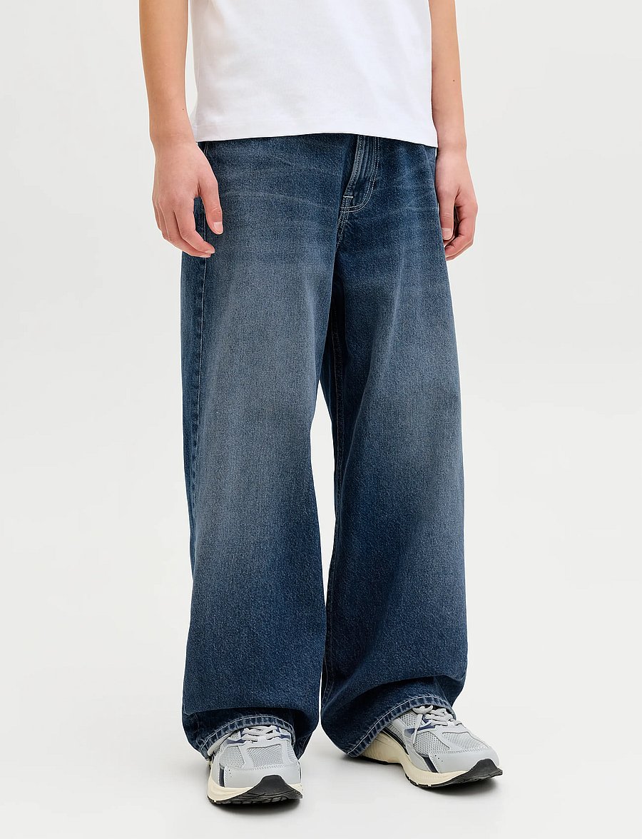 Jack & Jones - JJIDAVE JJORIGINAL SQ 138 SN JNR - loose jeans - blue denim - 0