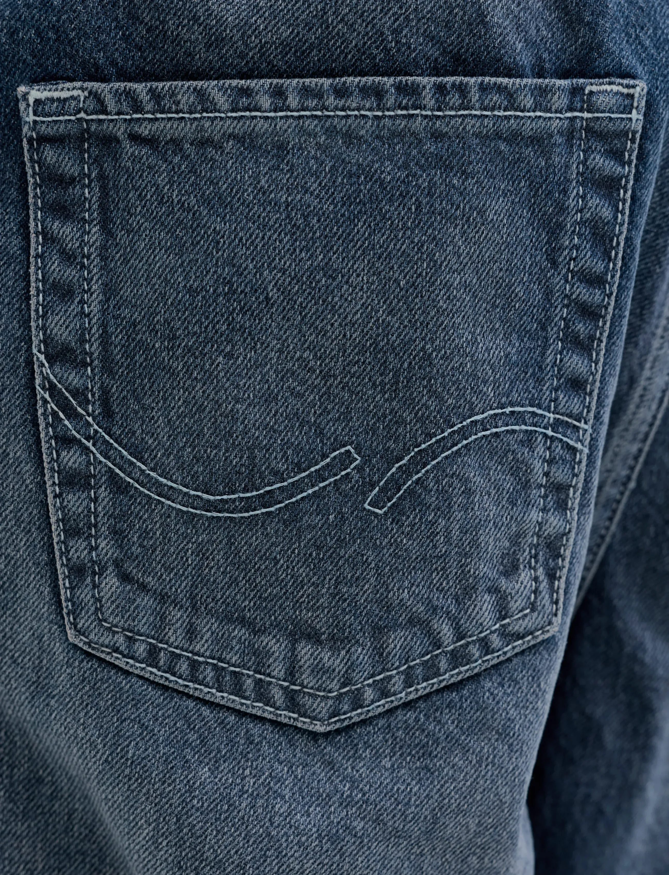 Jack & Jones - JJIDAVE JJORIGINAL SQ 138 SN JNR - loose jeans - blue denim - 5