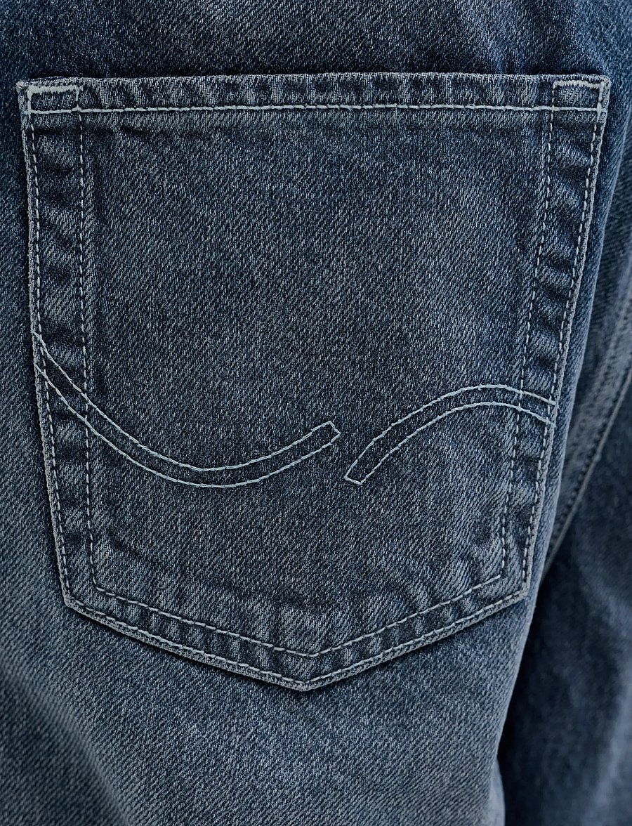 Jack & Jones - JJIDAVE JJORIGINAL SQ 138 SN JNR - loose jeans - blue denim - 5