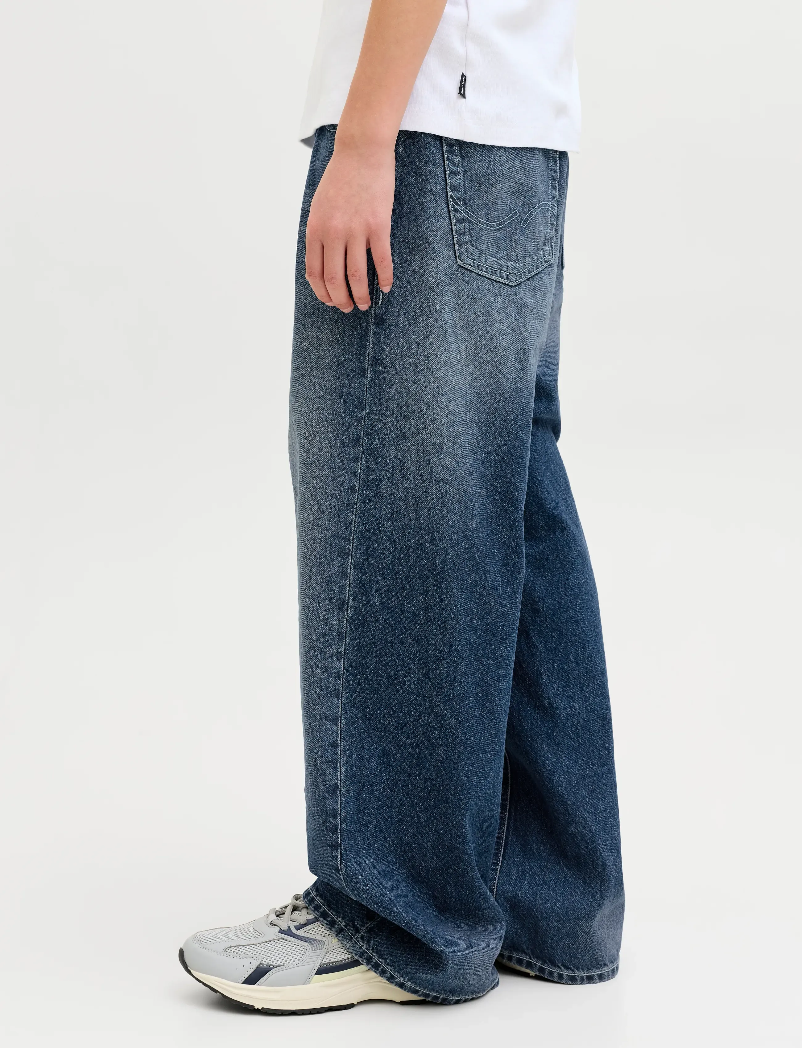 Jack & Jones JJIDAVE JJORIGINAL SQ 138 SN JNR - Riided - BLUE DENIM / blue