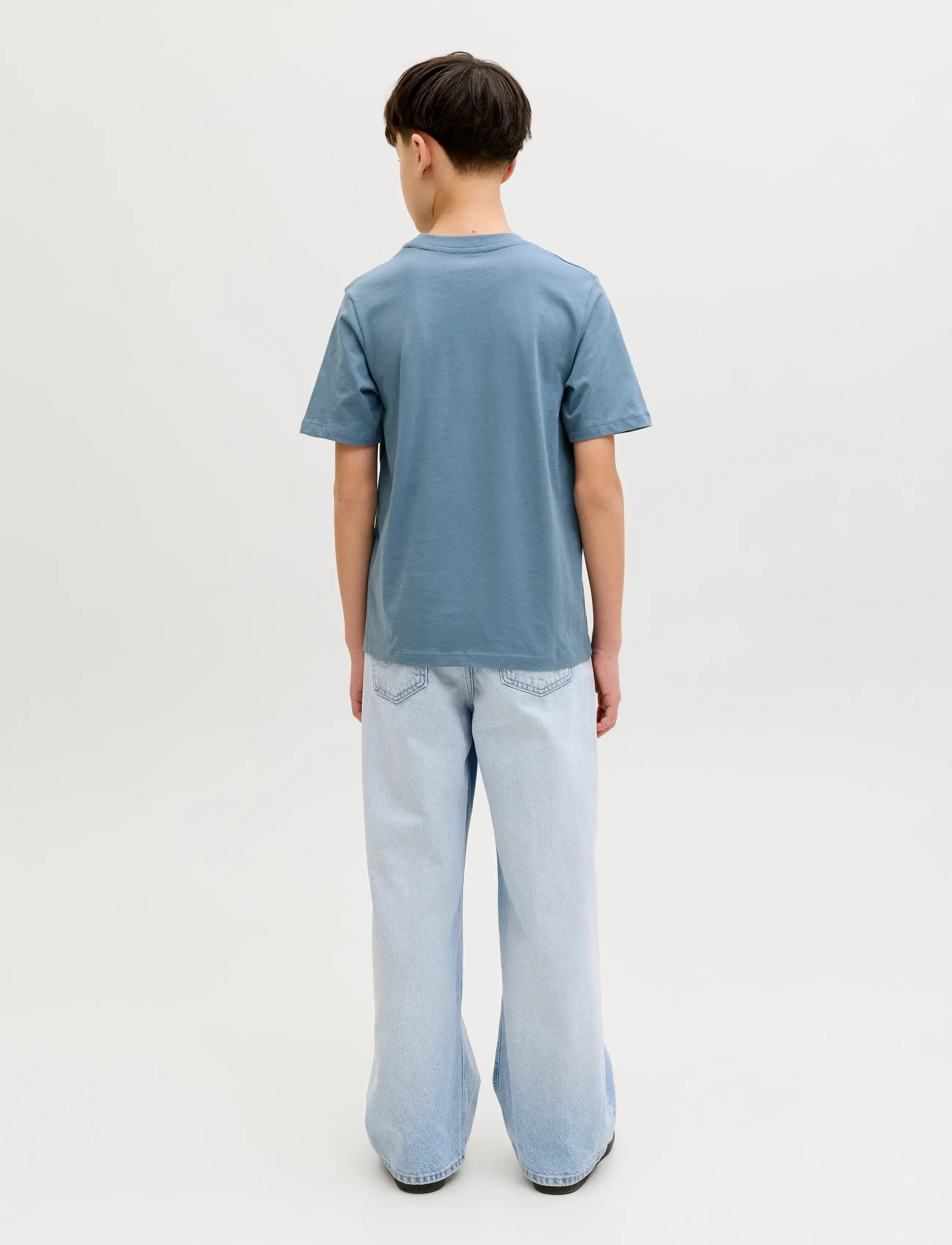 Jack & Jones - JJIDAVE JJORIGINAL SQ 151 SN JNR - brede jeans - blue denim - 3