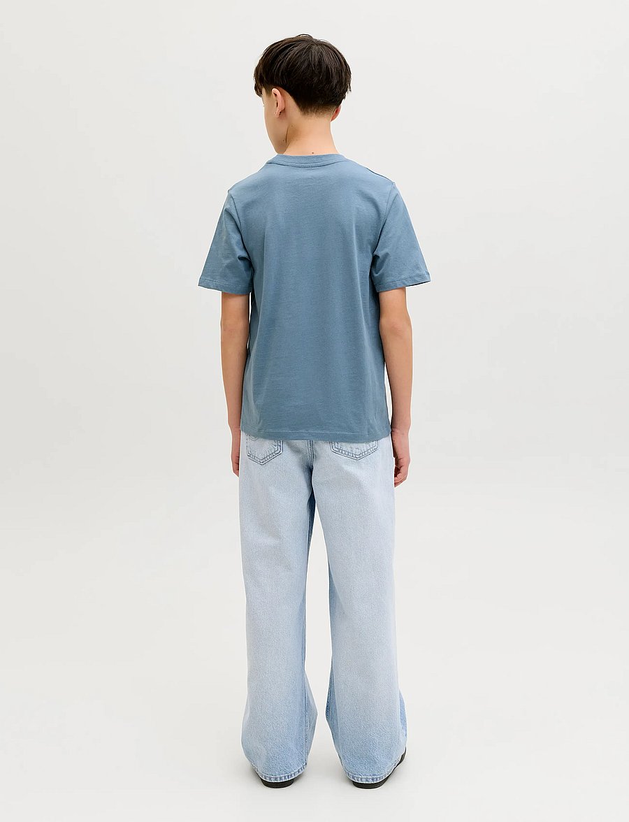 Jack & Jones - JJIDAVE JJORIGINAL SQ 151 SN JNR - brede jeans - blue denim - 3