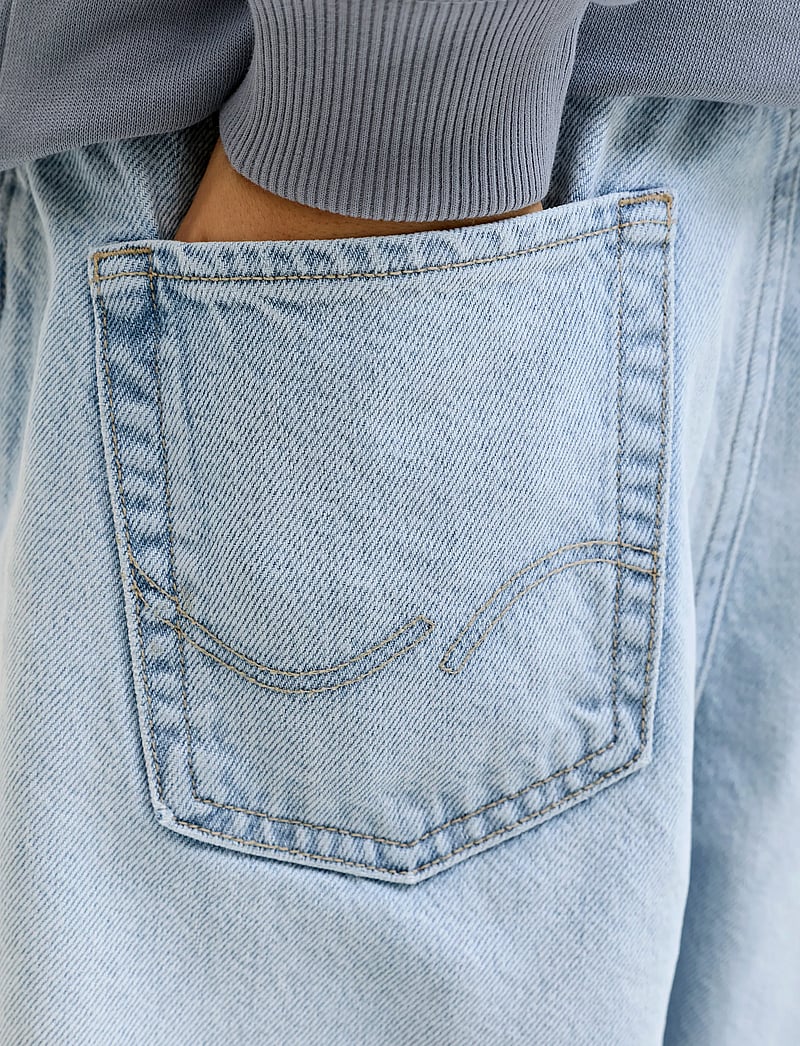 Jack & Jones - JJIDAVE JJORIGINAL SQ 151 SN JNR - hosen mit weitem bein - blue denim - 5