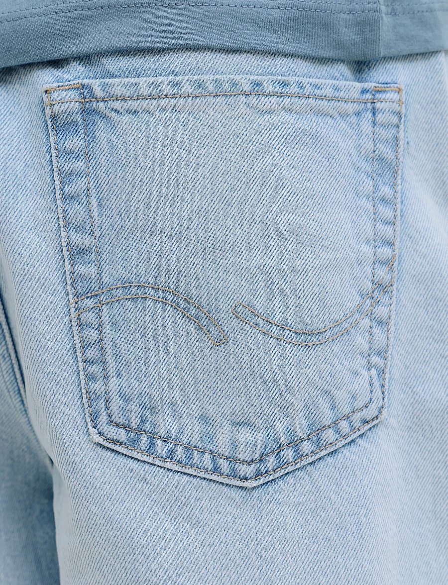 Jack & Jones - JJIDAVE JJORIGINAL SQ 151 SN JNR - brede jeans - blue denim - 5
