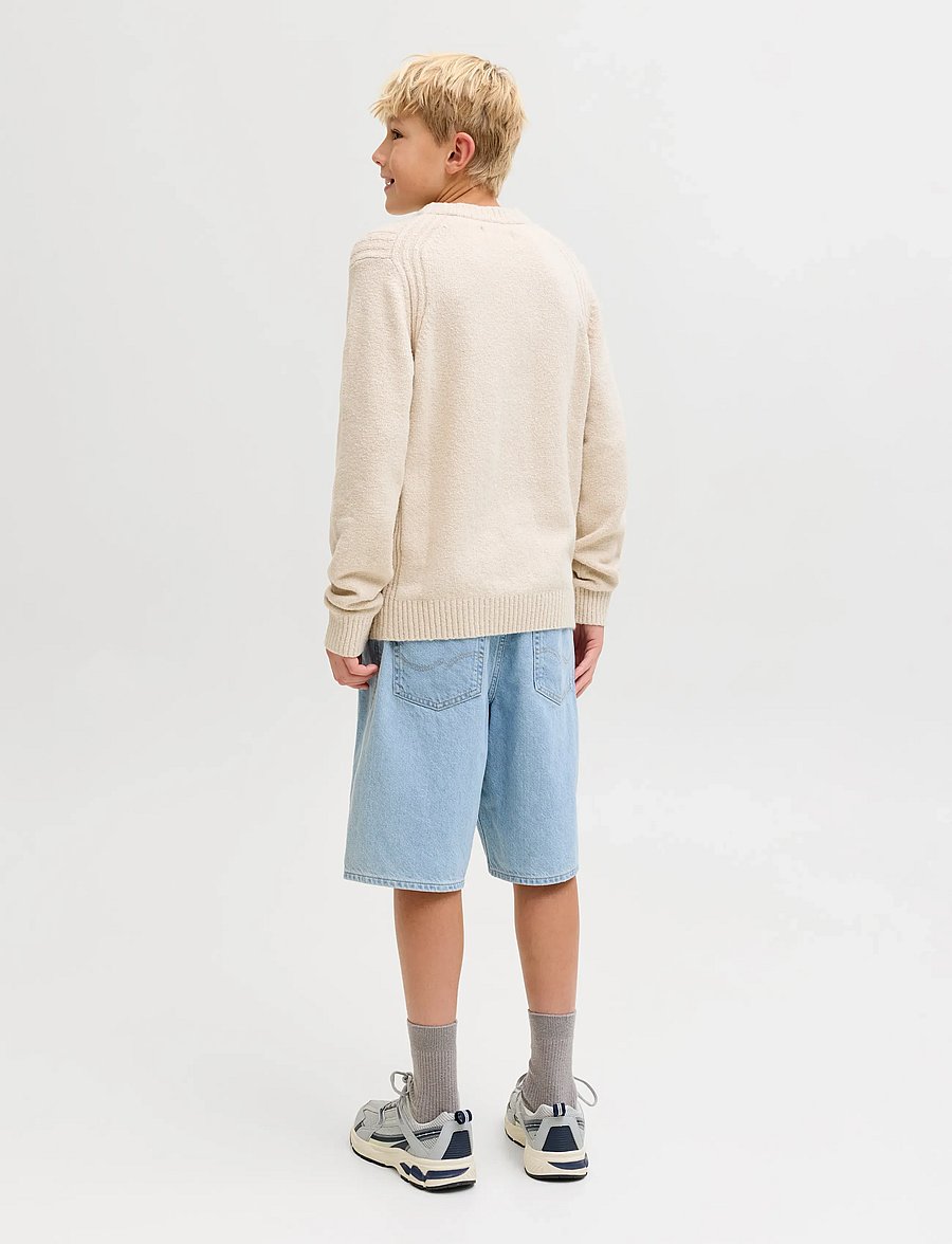Jack & Jones - JJIALEX JJORIGINAL SHORTS SQ 738 SN JNR - jeansshorts - blue denim - 3