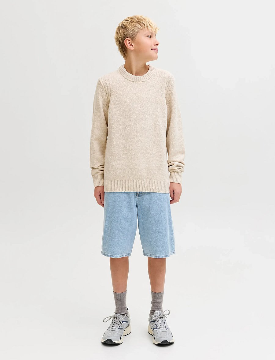 Jack & Jones - JJIALEX JJORIGINAL SHORTS SQ 738 SN JNR - jeansshorts - blue denim - 4