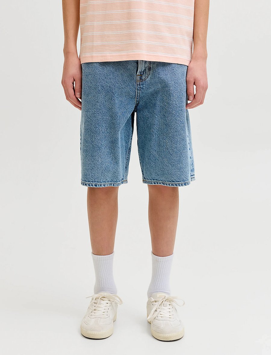 Jack & Jones - JJIALEX JJORIGINAL SHORTS SQ 731 SN JNR - denimshorts - blue denim - 0