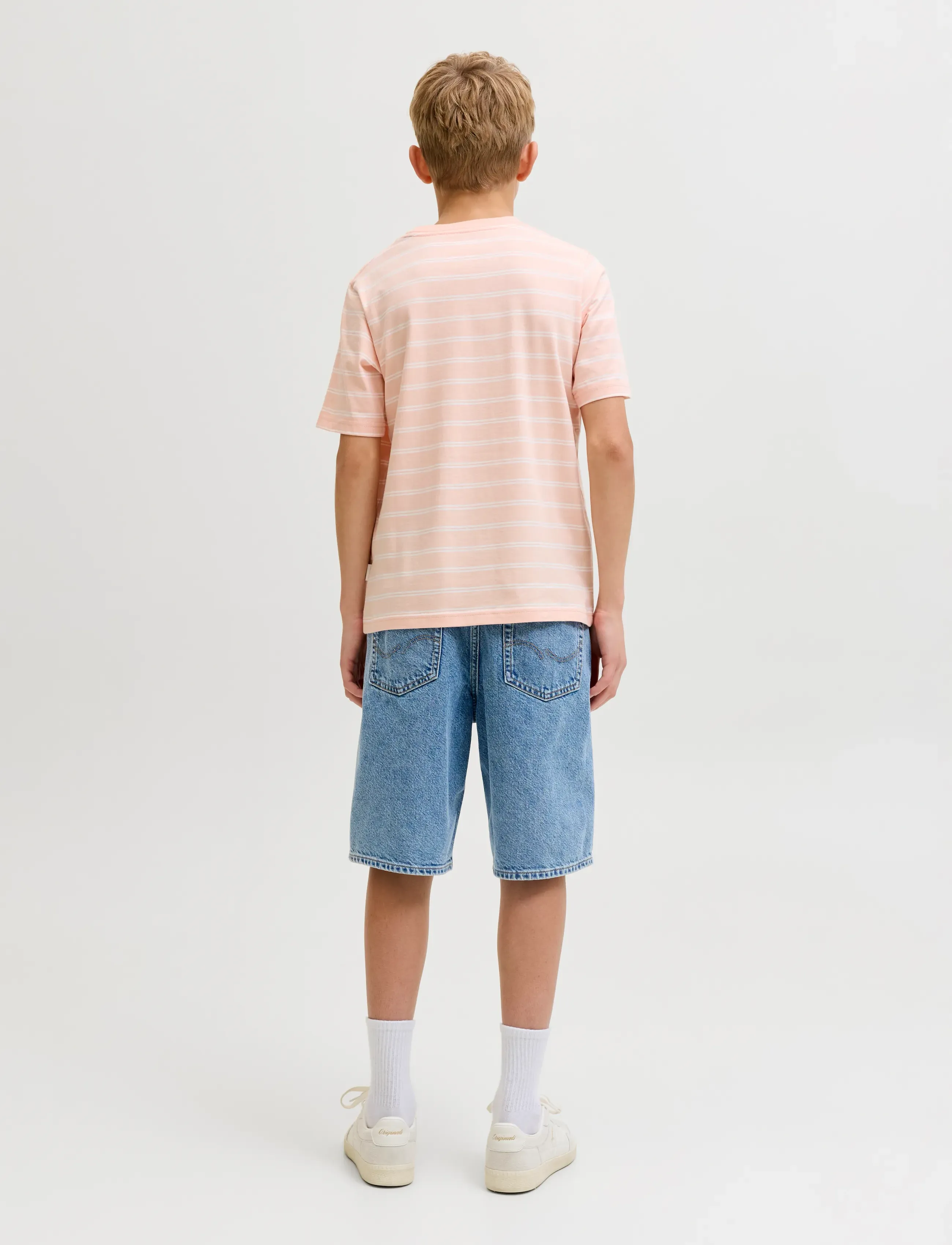Jack & Jones - JJIALEX JJORIGINAL SHORTS SQ 731 SN JNR - denimshorts - blue denim - 3