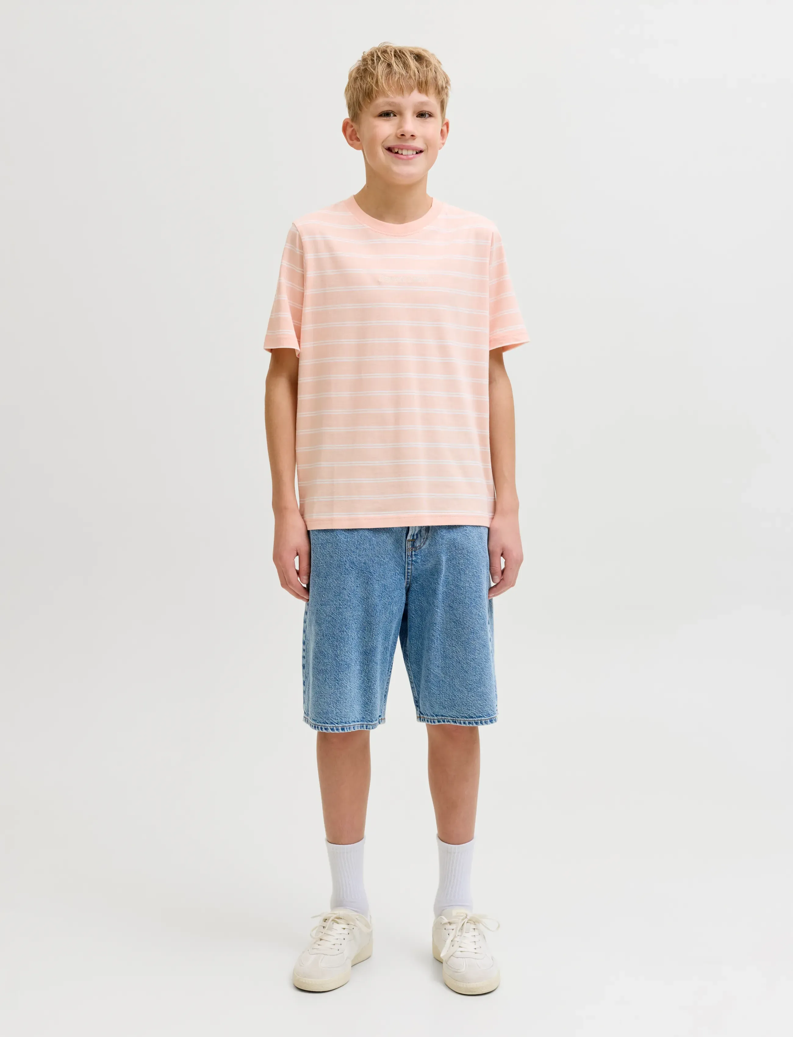 Jack & Jones - JJIALEX JJORIGINAL SHORTS SQ 731 SN JNR - denimshorts - blue denim - 4