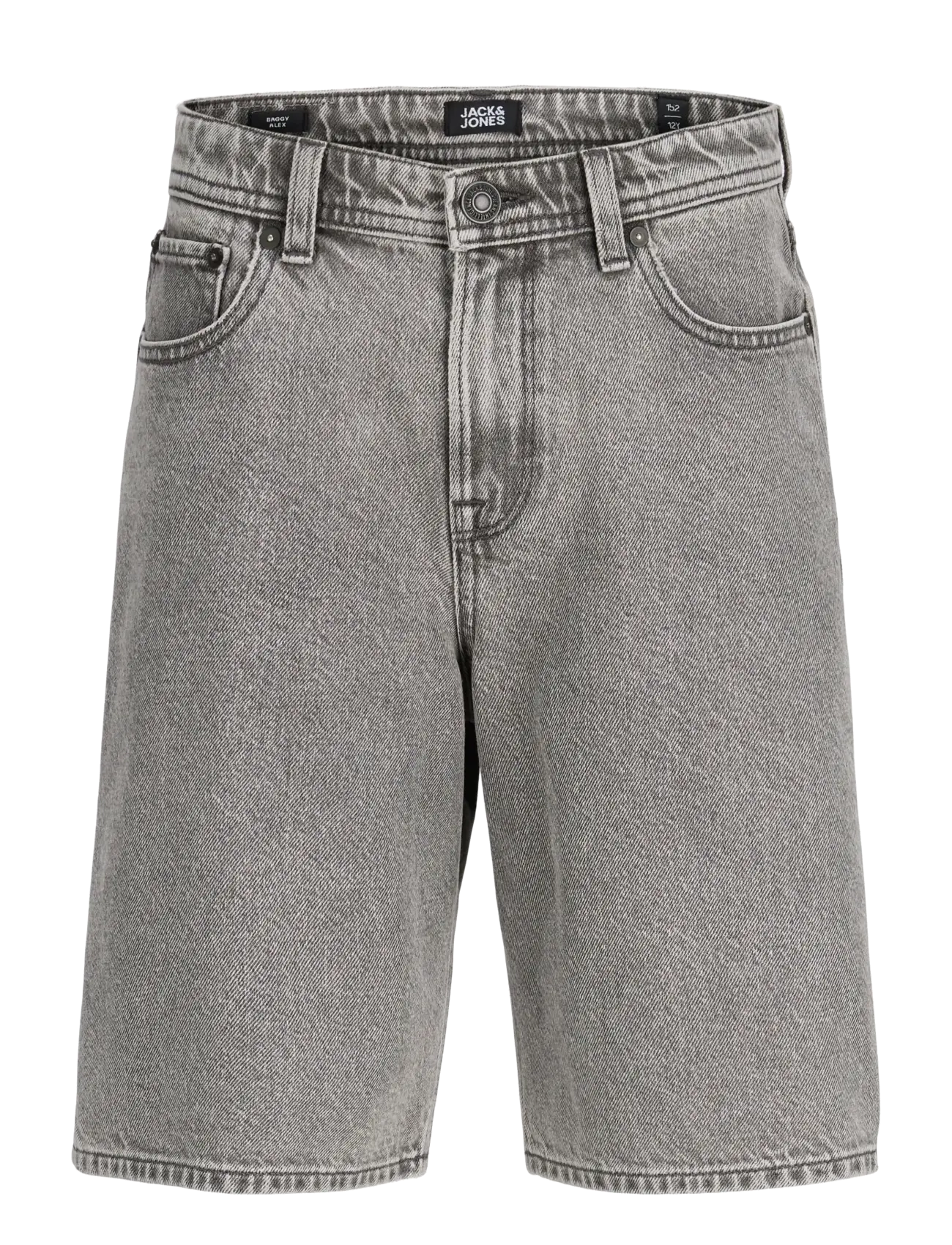 Jack & Jones JJIALEX JJORIGINAL SHORTS SQ 732 SN JNR - Shorts - GREY DENIM / grey