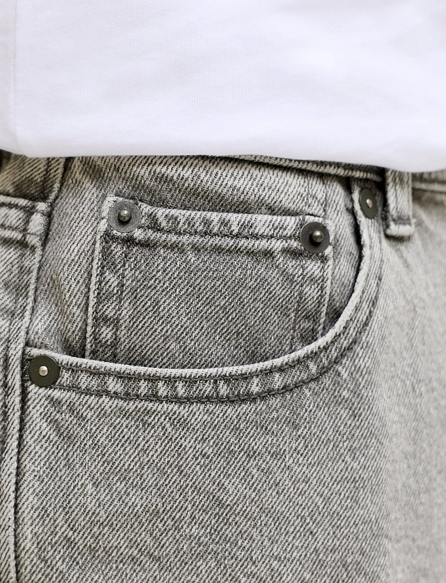 Jack & Jones - JJIALEX JJORIGINAL SHORTS SQ 732 SN JNR - jeansshorts - grey denim - 5