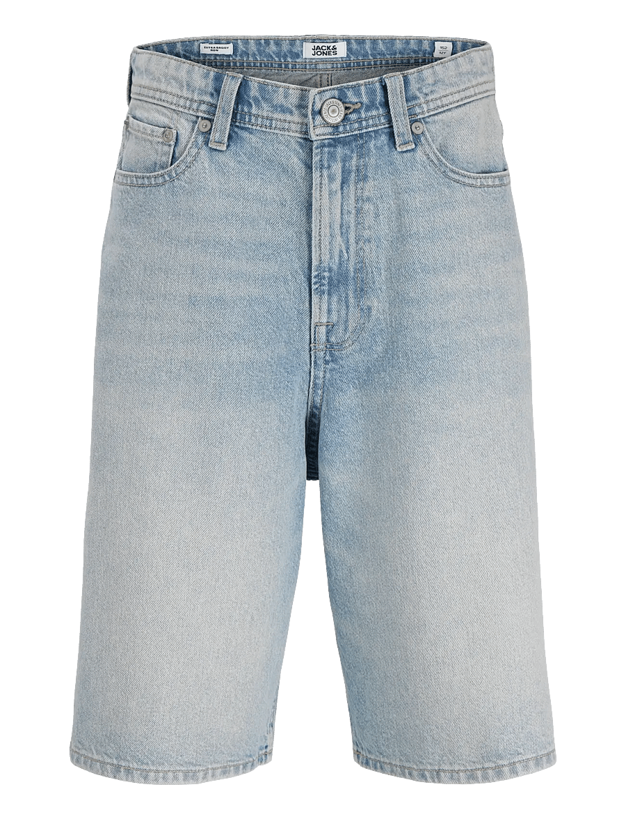 Jack & Jones - JJIRON JJORIGINAL SHORTS SQ 150 SN JNR - farkkushortsit - blue denim - 1