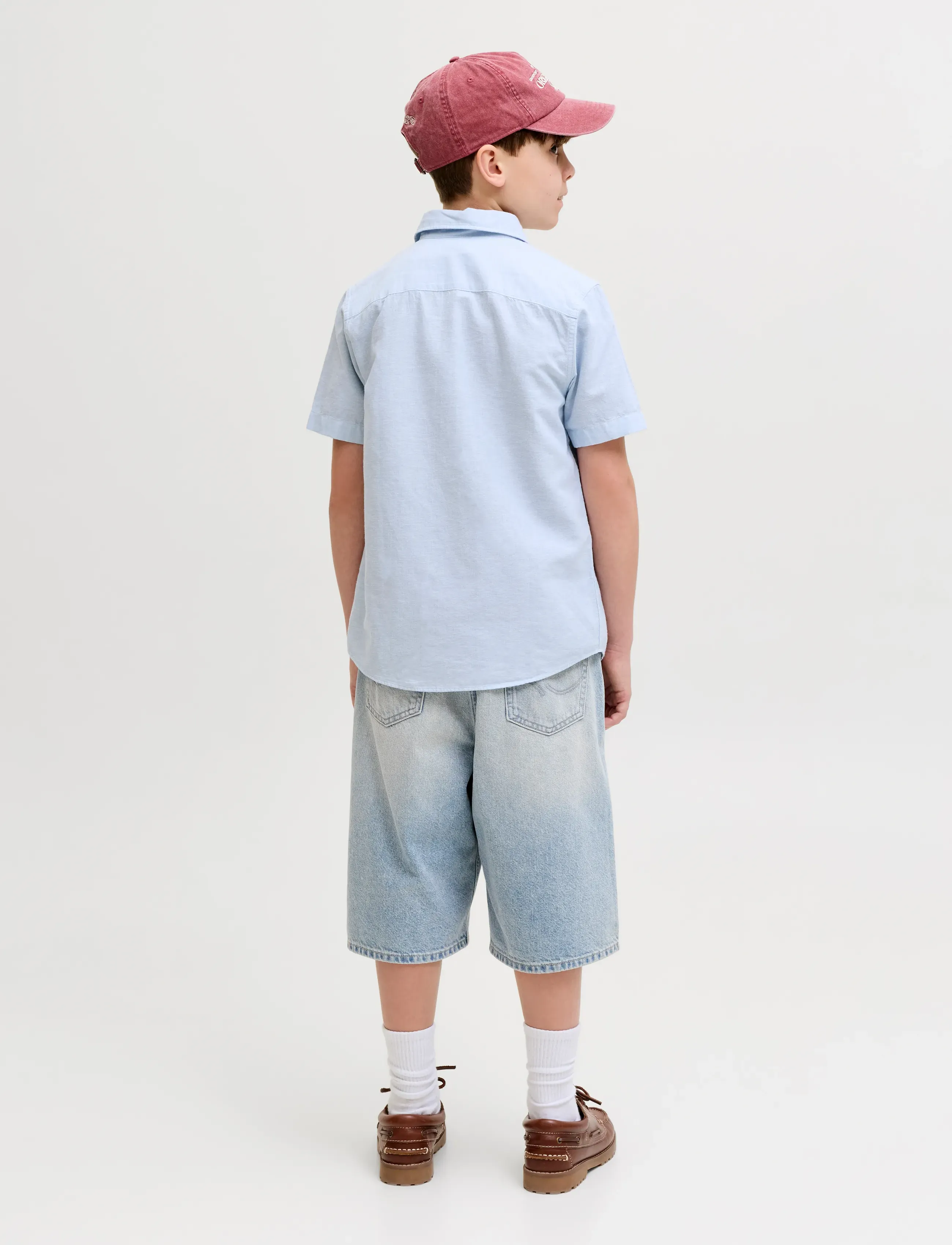 Jack & Jones - JJIRON JJORIGINAL SHORTS SQ 150 SN JNR - farkkushortsit - blue denim - 3