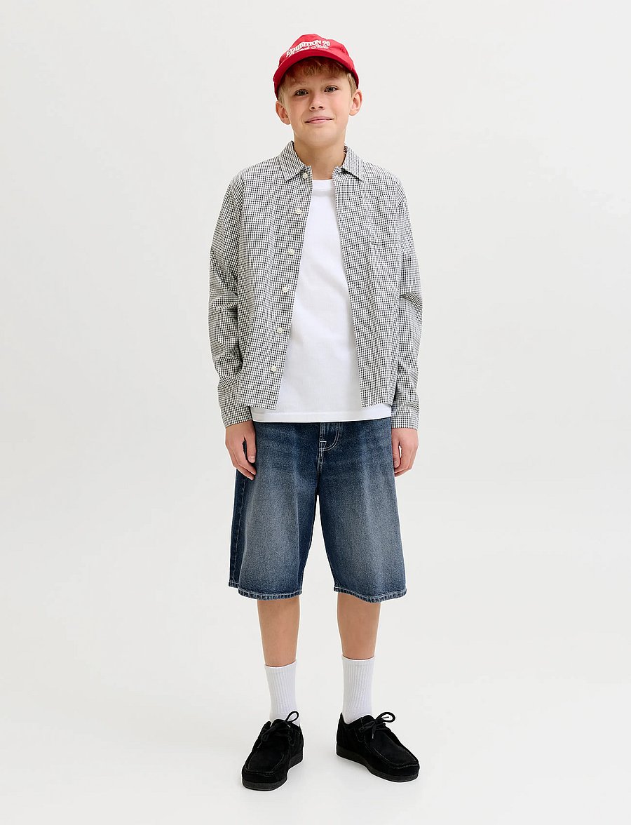 Jack & Jones - JJIRON JJORIGINAL SHORTS SQ 138 SN JNR - casual shorts - blue denim - 4