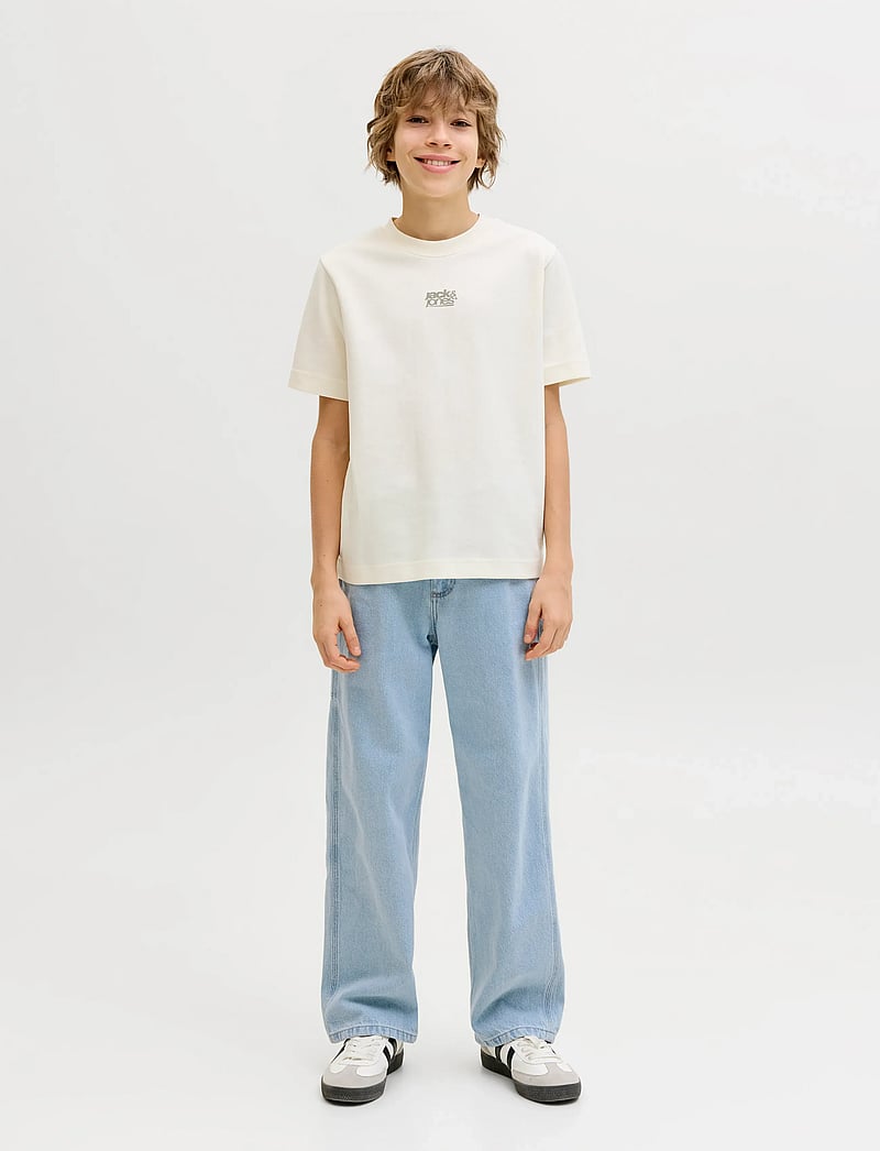 Jack & Jones - JJIALEX JJCARPENTER NS 850 LN JNR - alt laienevad teksad - blue denim - 4