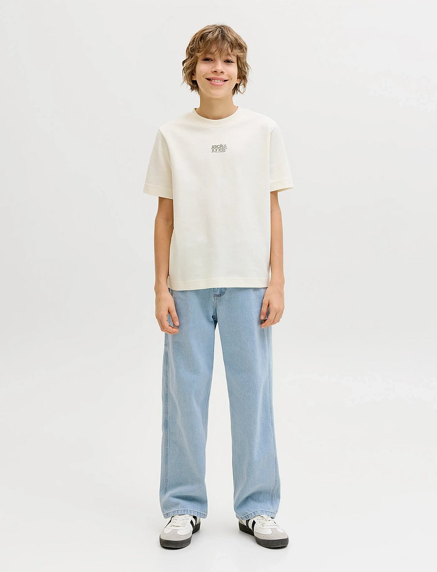Jack & Jones - JJIALEX JJCARPENTER NS 850 LN JNR - alt laienevad teksad - blue denim - 4